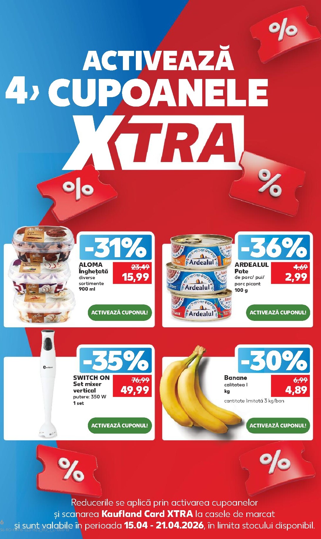 kaufland - Kaufland - Card pliante pentru săptămâna viitoare de la miercuri 15.04.2026 până la marți 21.04.2026 - page: 6