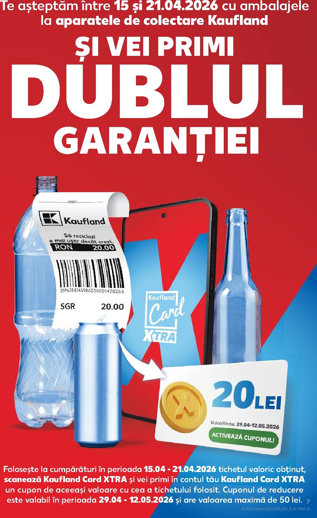 kaufland - Kaufland - Card pliante pentru săptămâna viitoare de la miercuri 15.04.2026 până la marți 21.04.2026 - page: 7