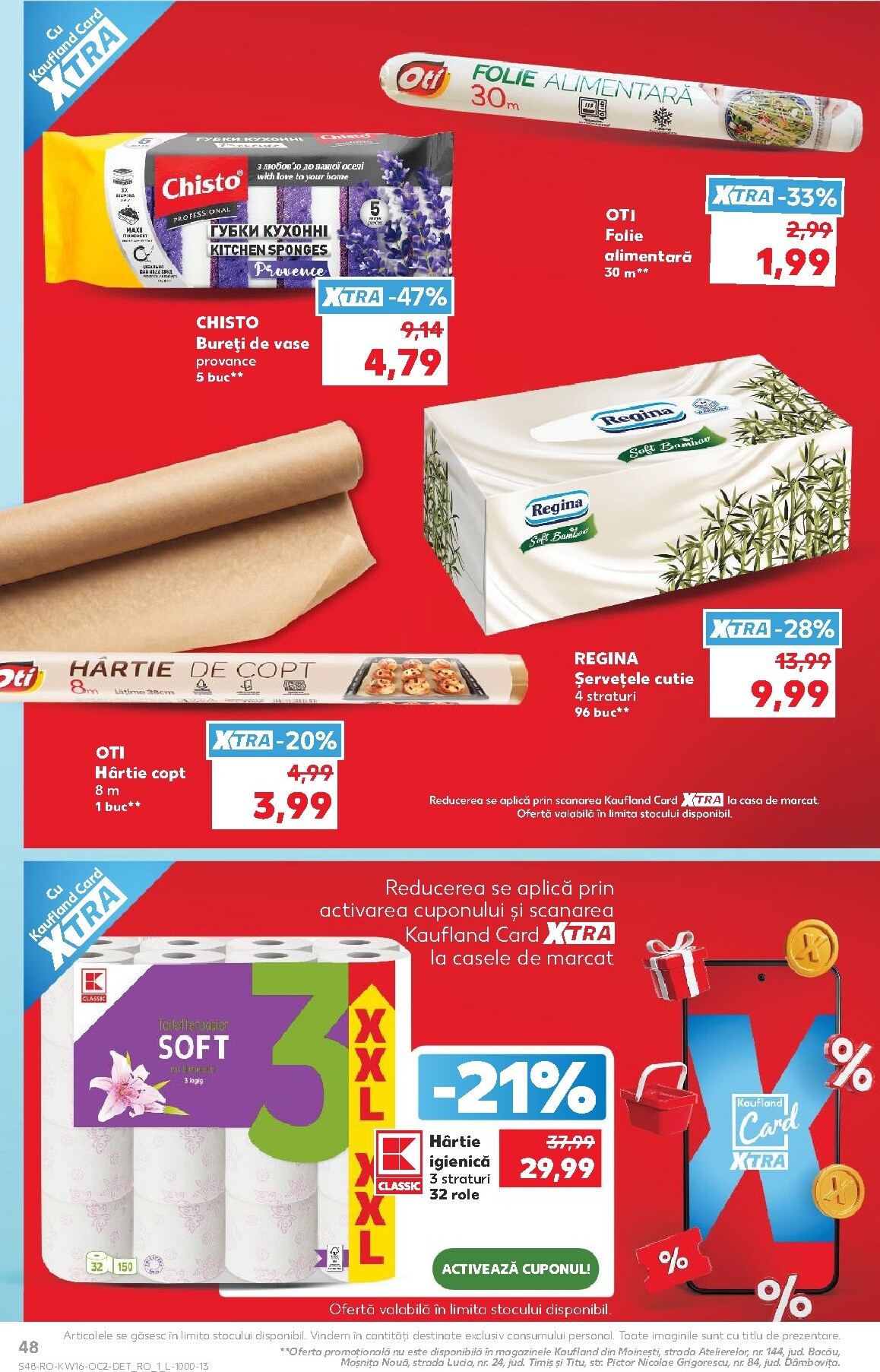 kaufland - Kaufland pliante pentru săptămâna viitoare de la miercuri 15.04.2026 până la marți 21.04.2026 - page: 48
