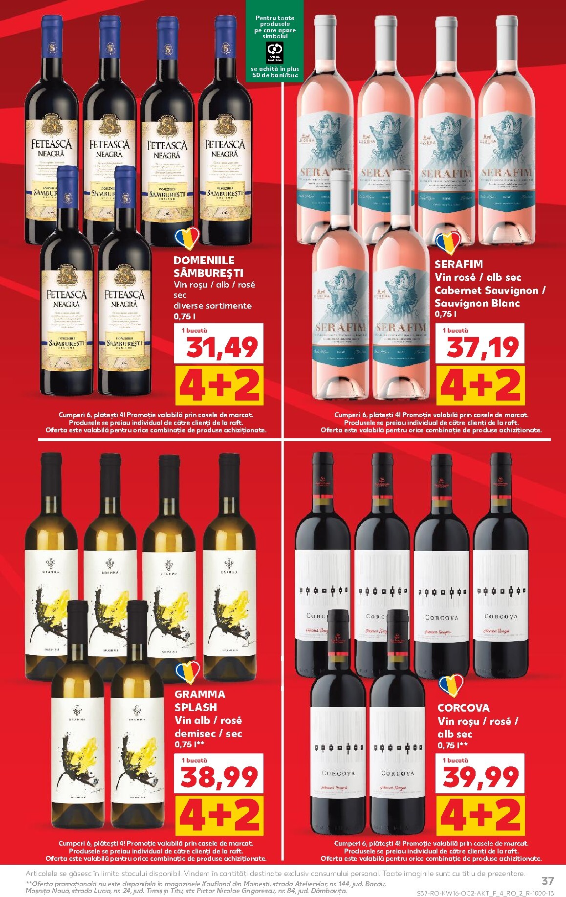 kaufland - Kaufland pliante pentru săptămâna viitoare de la miercuri 15.04.2026 până la marți 21.04.2026 - page: 37