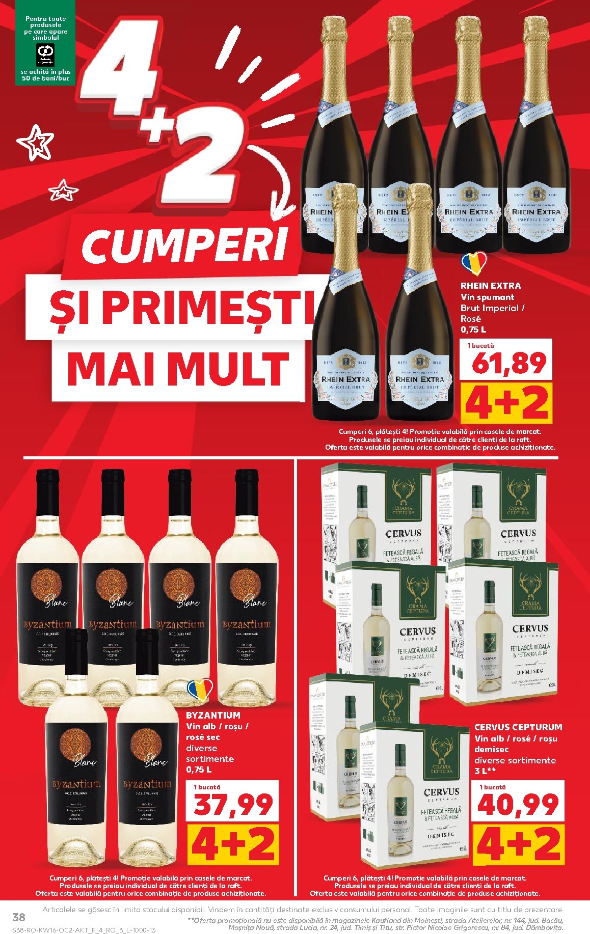kaufland - Kaufland pliante pentru săptămâna viitoare de la miercuri 15.04.2026 până la marți 21.04.2026 - page: 38