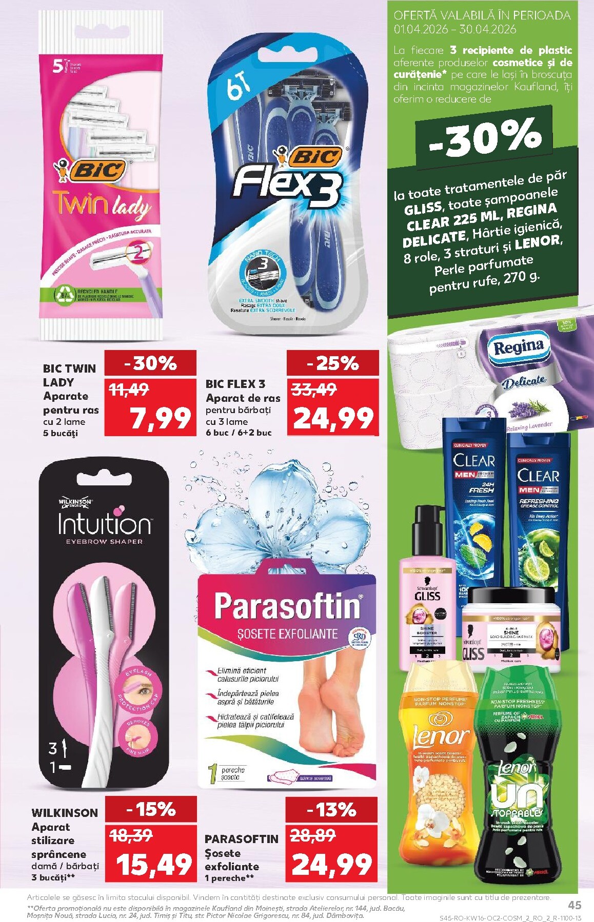 kaufland - Kaufland pliante pentru săptămâna viitoare de la miercuri 15.04.2026 până la marți 21.04.2026 - page: 45