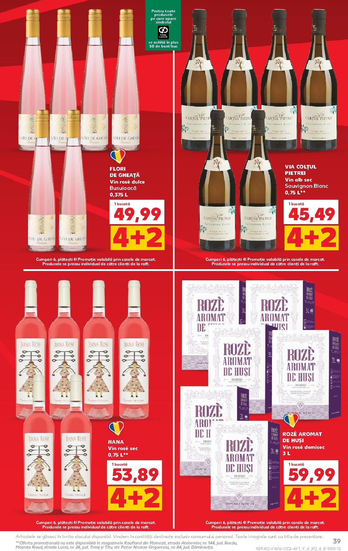 kaufland - Kaufland pliante pentru săptămâna viitoare de la miercuri 15.04.2026 până la marți 21.04.2026 - page: 39