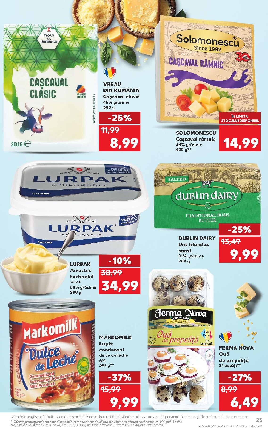 kaufland - Kaufland pliante pentru săptămâna viitoare de la miercuri 15.04.2026 până la marți 21.04.2026 - page: 23