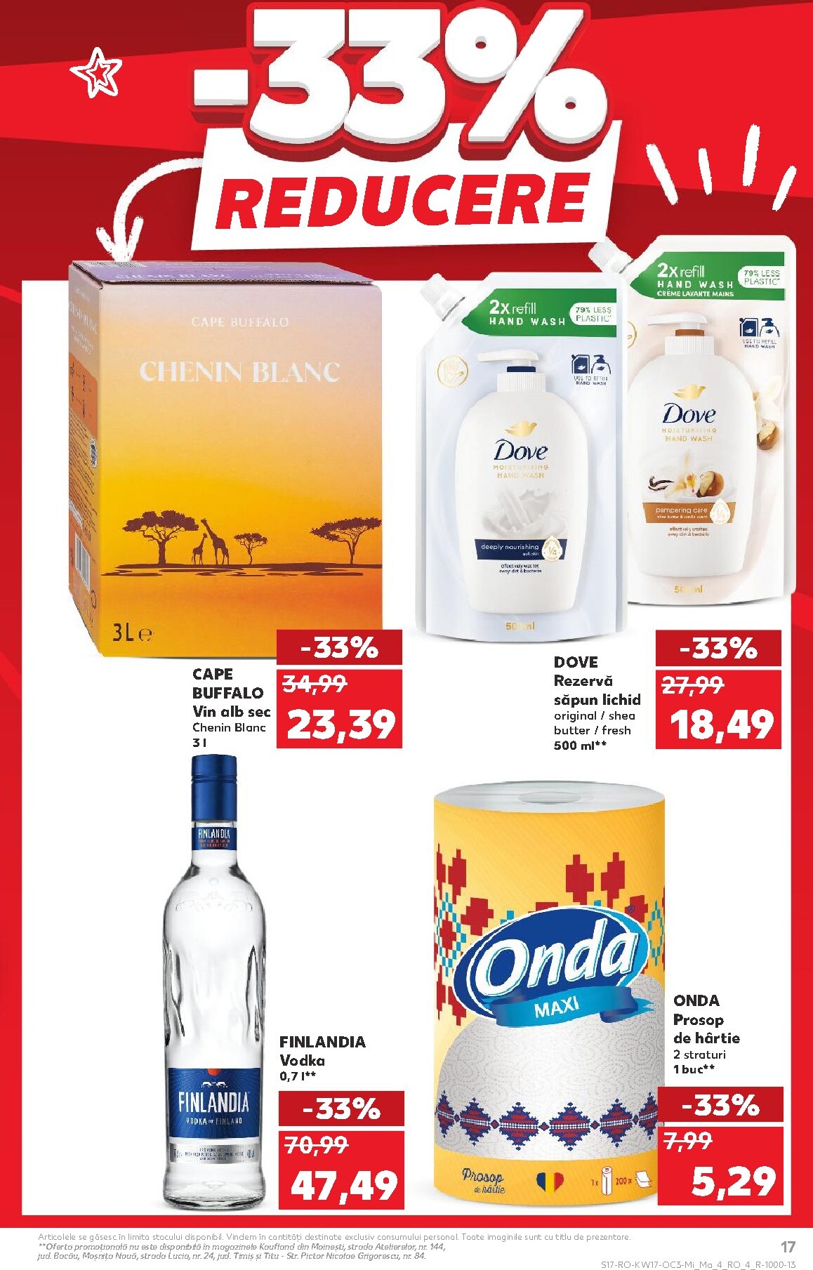 kaufland - Kaufland - Ieftin si bun pliante pentru săptămâna viitoare de la miercuri 22.04.2026 până la marți 28.04.2026 - page: 17