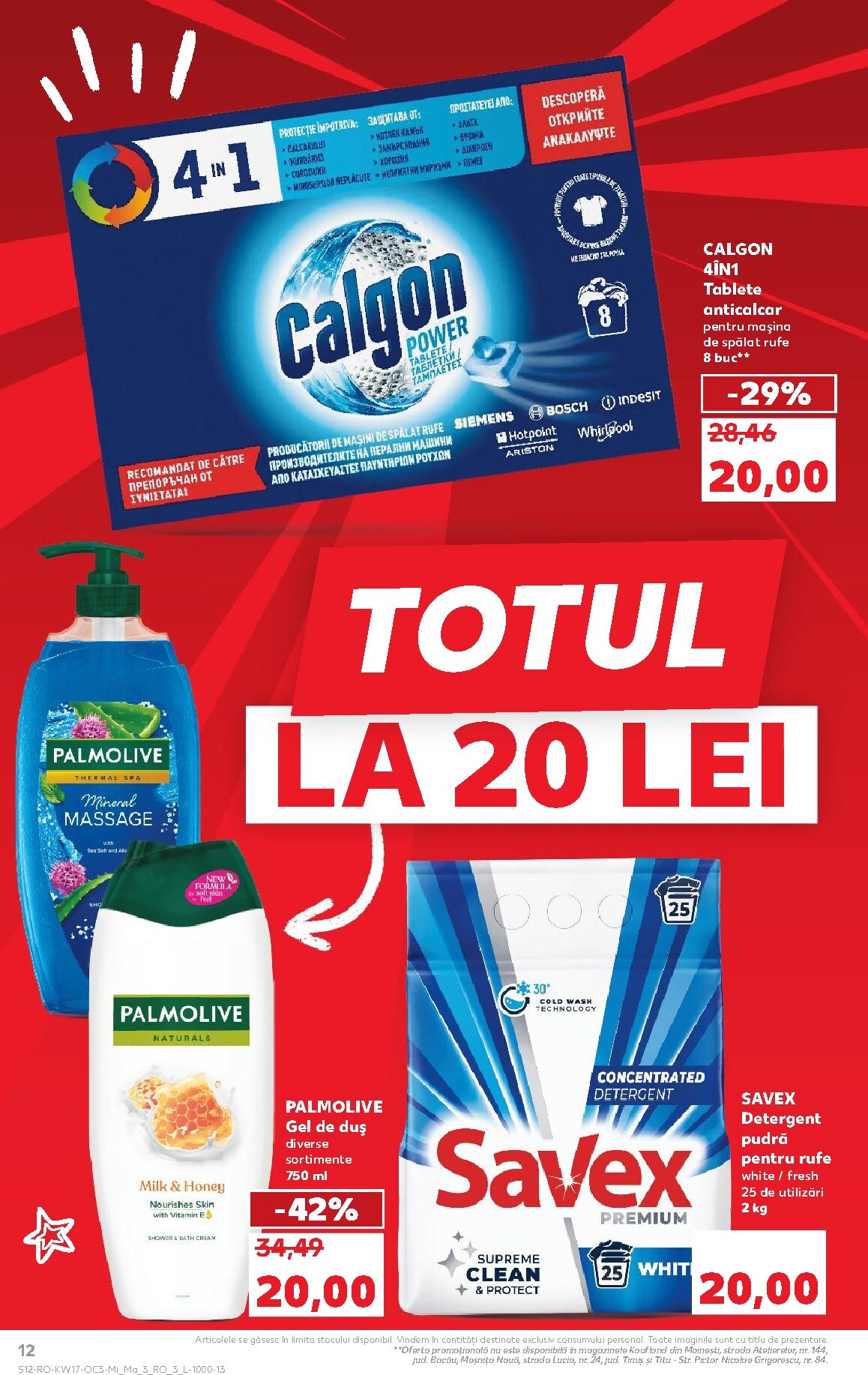 kaufland - Kaufland - Ieftin si bun pliante pentru săptămâna viitoare de la miercuri 22.04.2026 până la marți 28.04.2026 - page: 12
