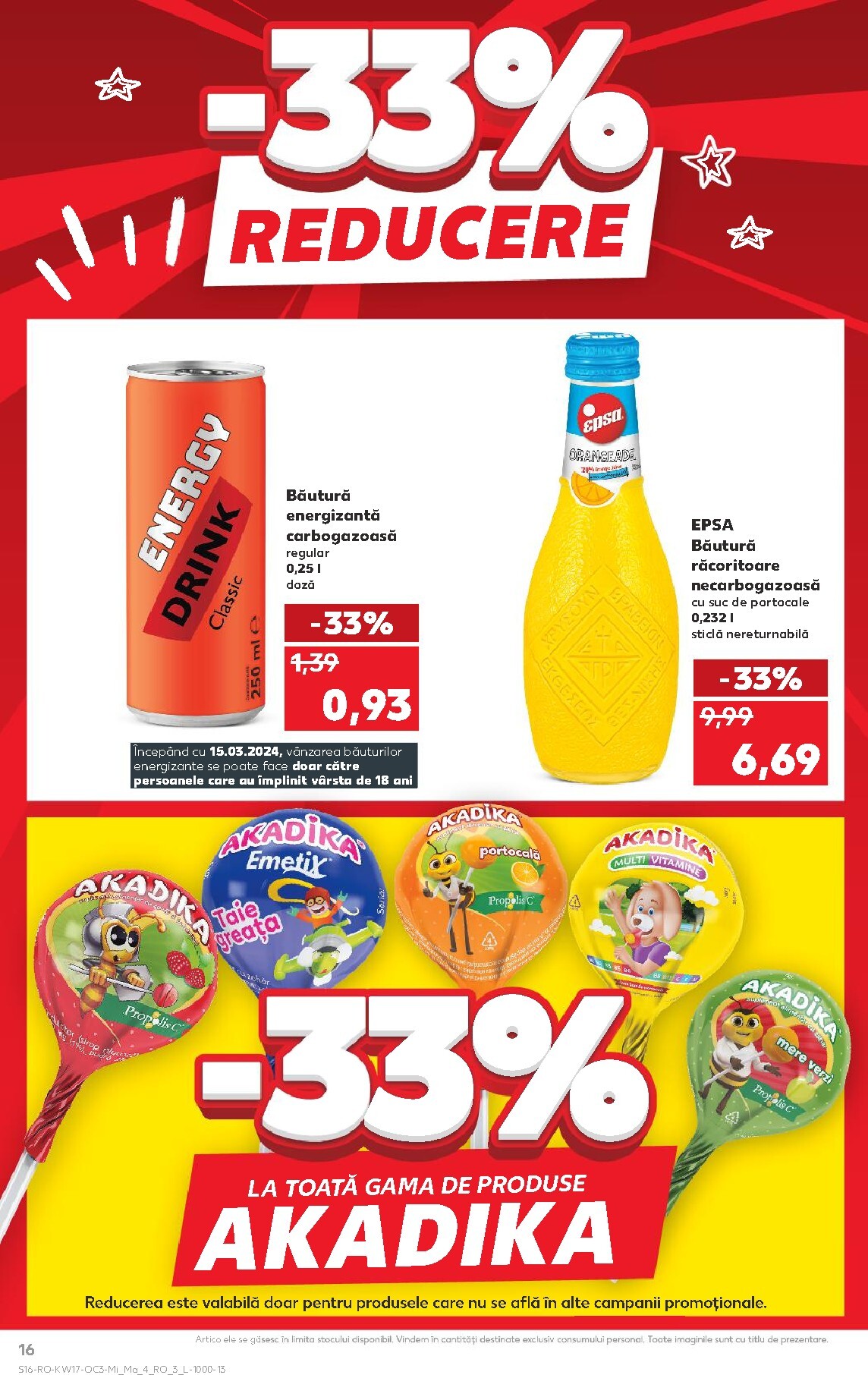 kaufland - Kaufland - Ieftin si bun pliante pentru săptămâna viitoare de la miercuri 22.04.2026 până la marți 28.04.2026 - page: 16
