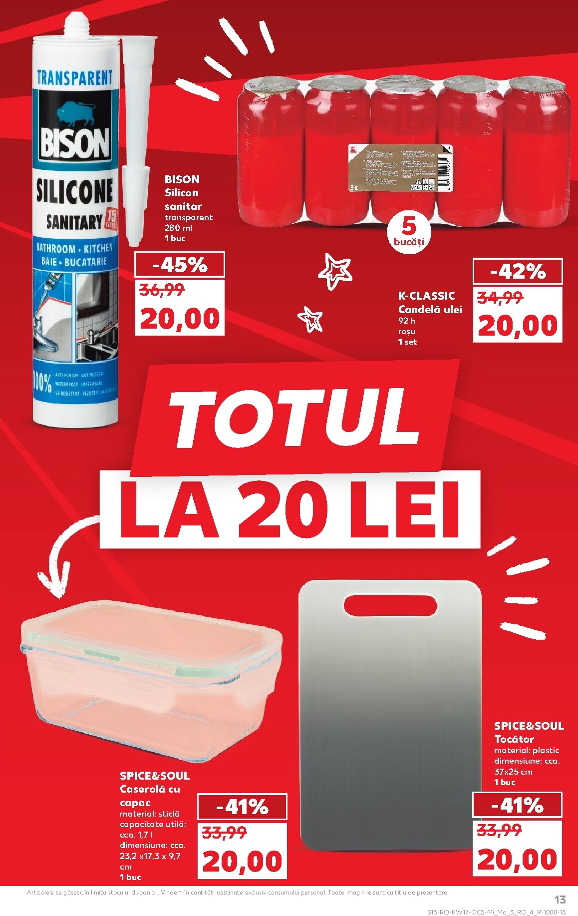 kaufland - Kaufland - Ieftin si bun pliante pentru săptămâna viitoare de la miercuri 22.04.2026 până la marți 28.04.2026 - page: 13