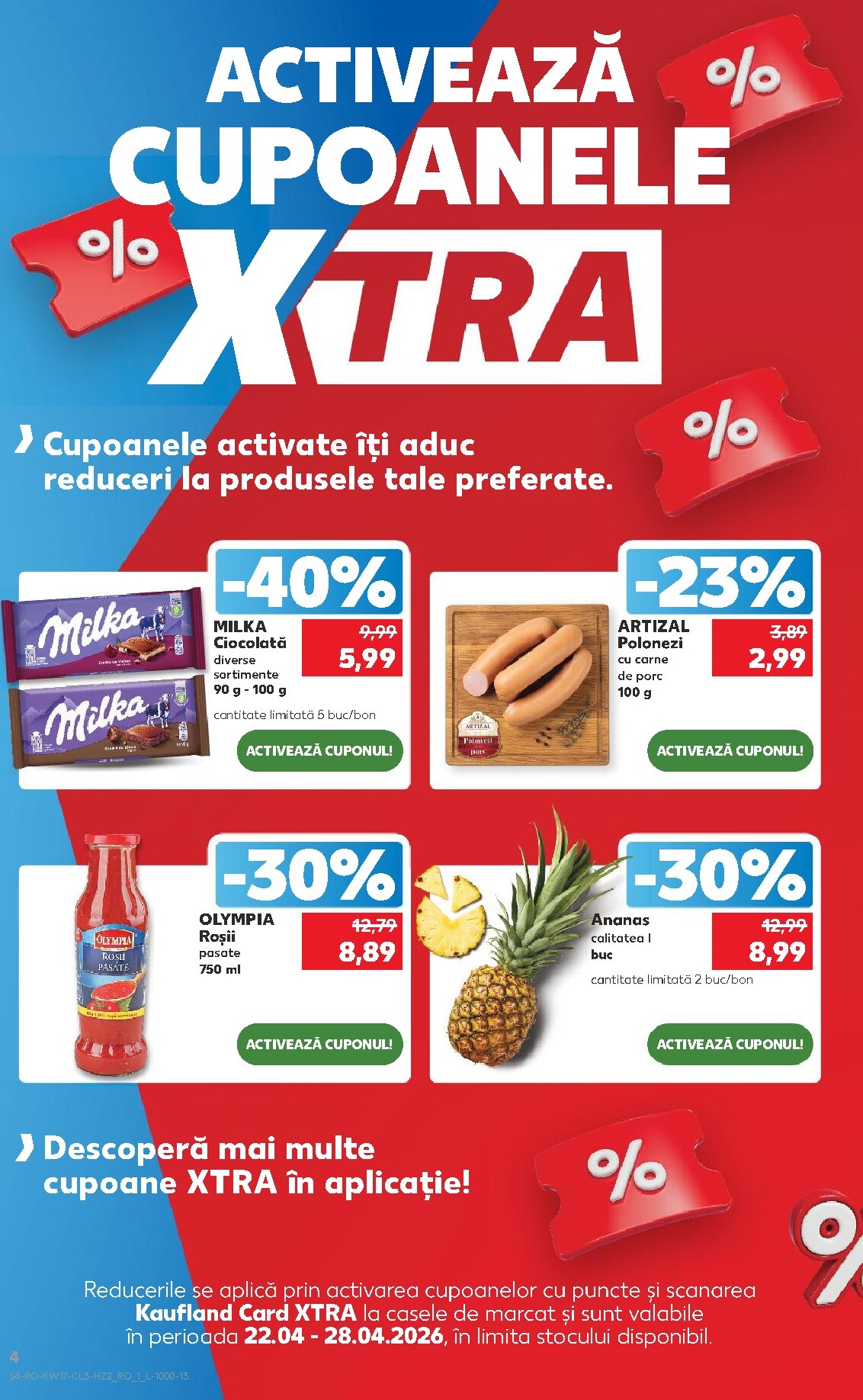 kaufland - Kaufland - Xtra pliante pentru săptămâna viitoare de la miercuri 22.04.2026 până la marți 28.04.2026 - page: 4