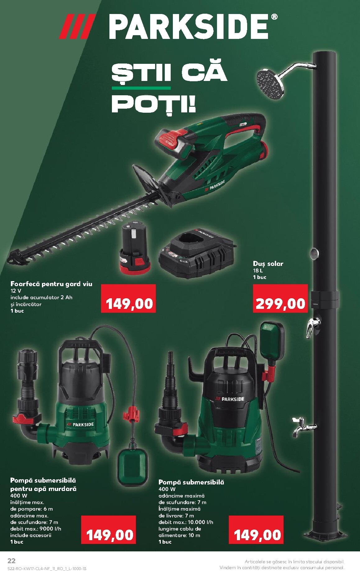 kaufland - Kaufland - Nonfood pliante pentru săptămâna viitoare de la miercuri 22.04.2026 până la marți 28.04.2026 - page: 22