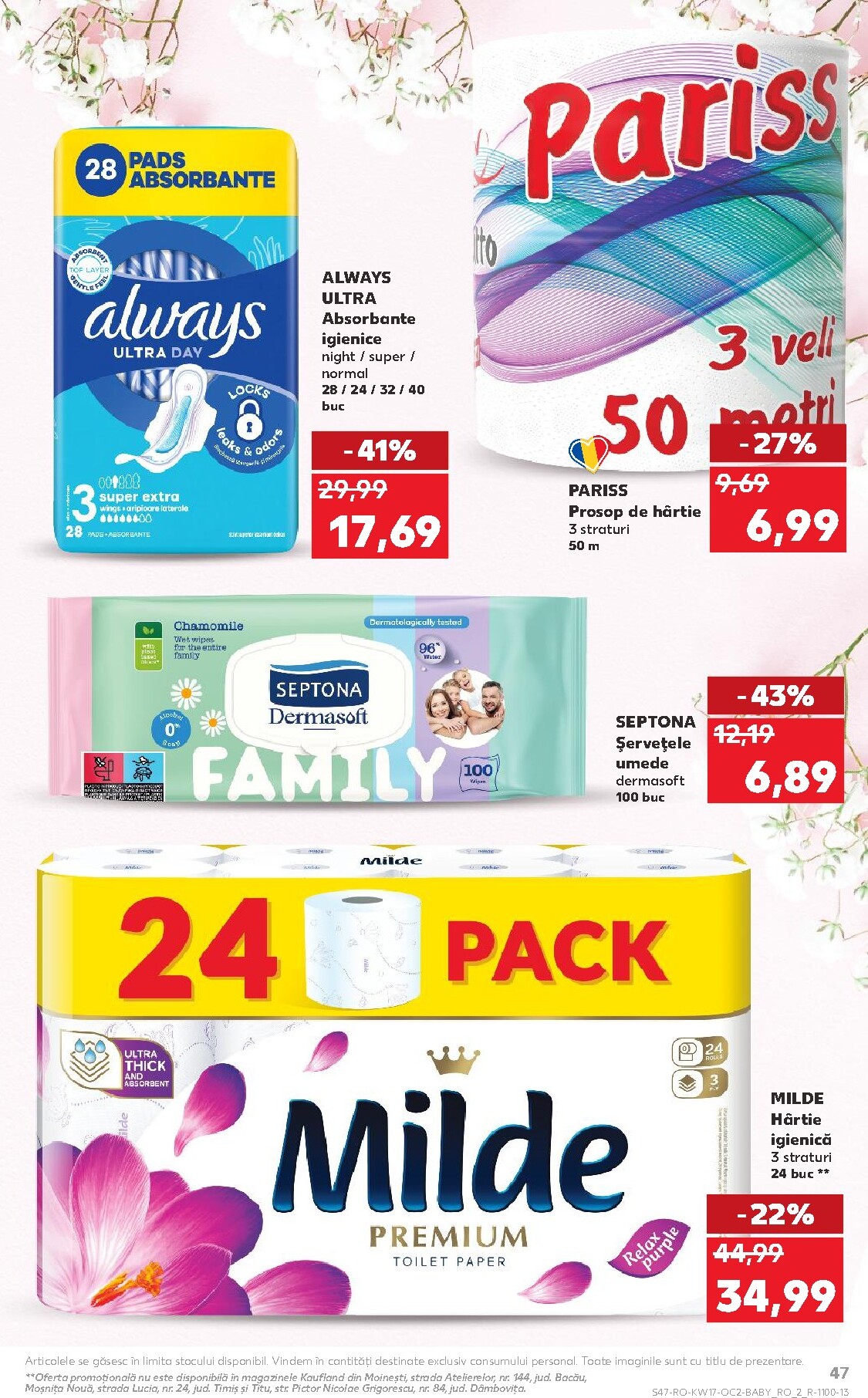 kaufland - Kaufland pliante pentru săptămâna viitoare de la miercuri 22.04.2026 până la marți 28.04.2026 - page: 47