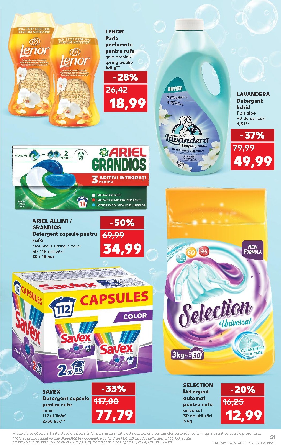 kaufland - Kaufland pliante pentru săptămâna viitoare de la miercuri 22.04.2026 până la marți 28.04.2026 - page: 51