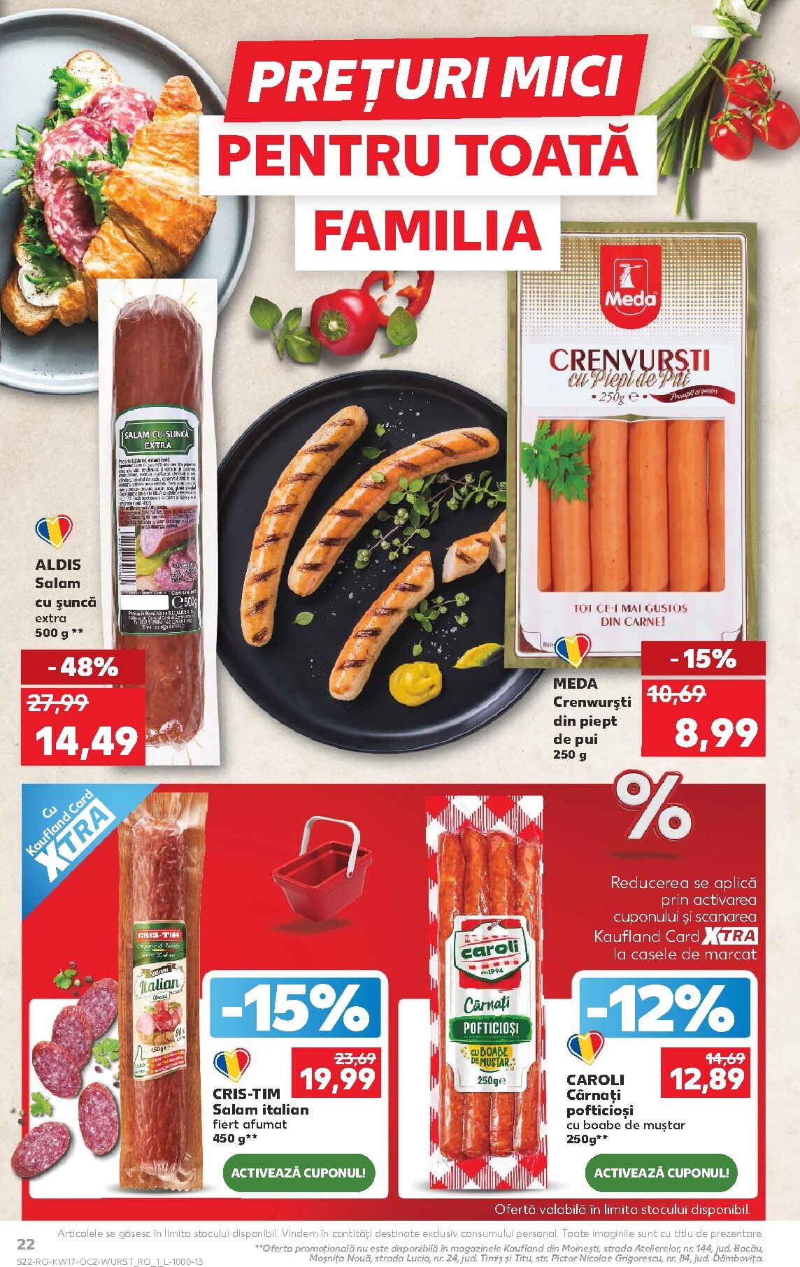 kaufland - Kaufland pliante pentru săptămâna viitoare de la miercuri 22.04.2026 până la marți 28.04.2026 - page: 22