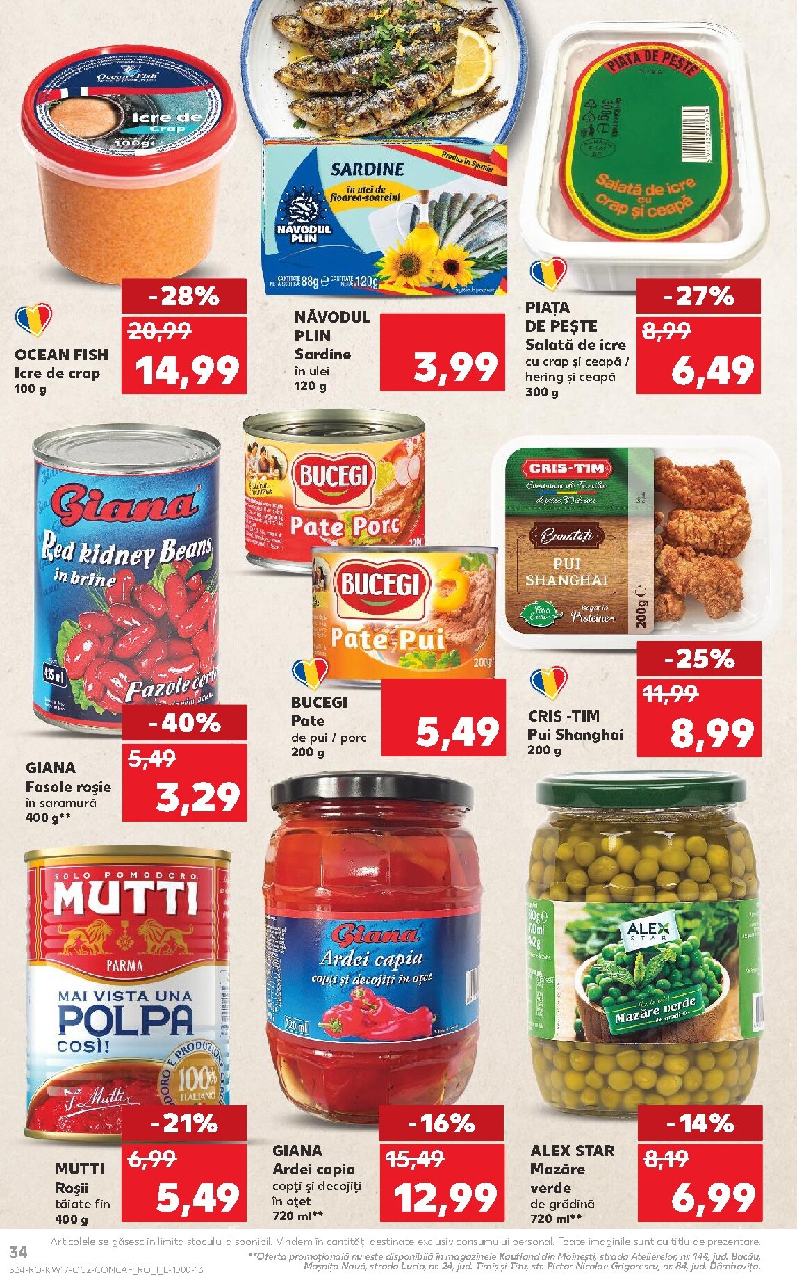 kaufland - Kaufland pliante pentru săptămâna viitoare de la miercuri 22.04.2026 până la marți 28.04.2026 - page: 34