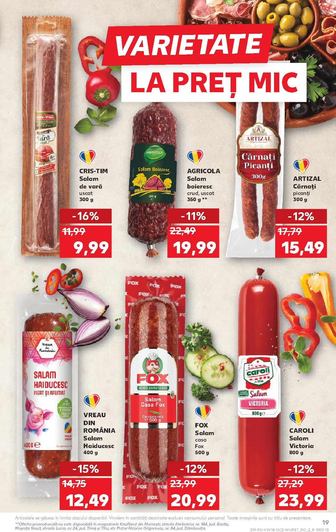 kaufland - Kaufland pliante pentru săptămâna viitoare de la miercuri 29.04.2026 până la marți 05.05.2026 - page: 19