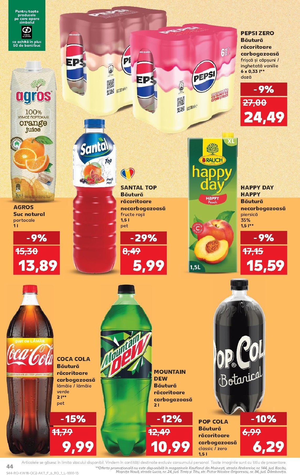 kaufland - Kaufland pliante pentru săptămâna viitoare de la miercuri 29.04.2026 până la marți 05.05.2026 - page: 44