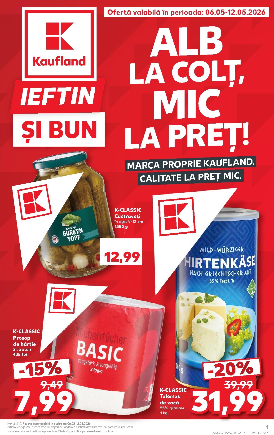 kaufland - Kaufland - Ieftin si bun pliante pentru săptămâna viitoare de la miercuri 06.05.2026 până la marți 12.05.2026