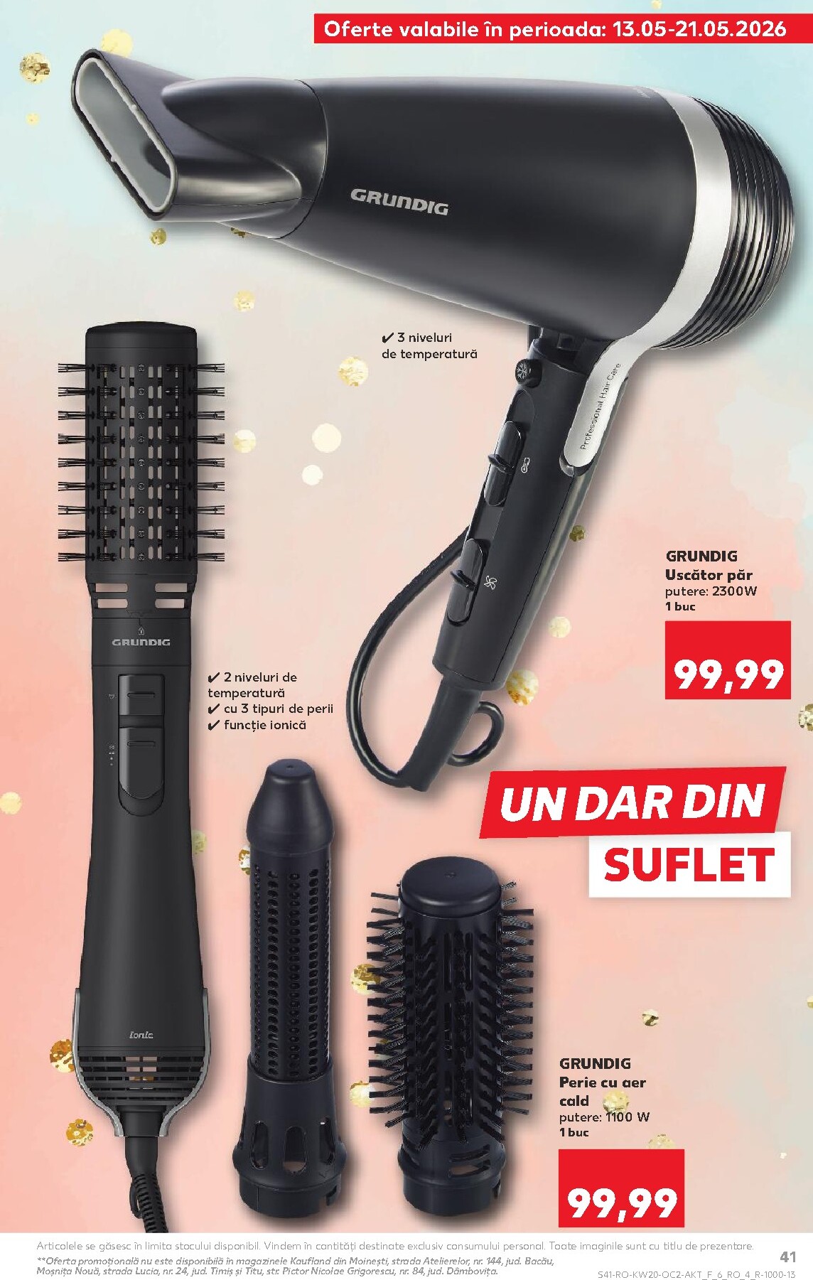 kaufland - Kaufland pliante pentru săptămâna viitoare de la miercuri 13.05.2026 până la marți 19.05.2026 - page: 41