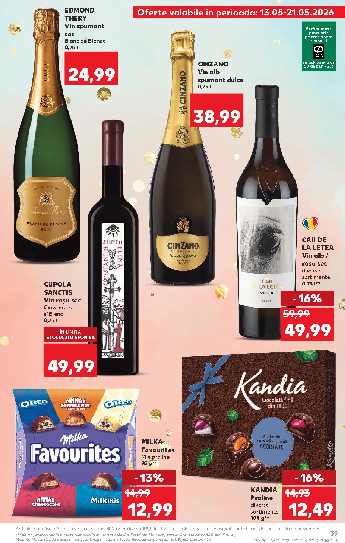 kaufland - Kaufland pliante pentru săptămâna viitoare de la miercuri 13.05.2026 până la marți 19.05.2026 - page: 39