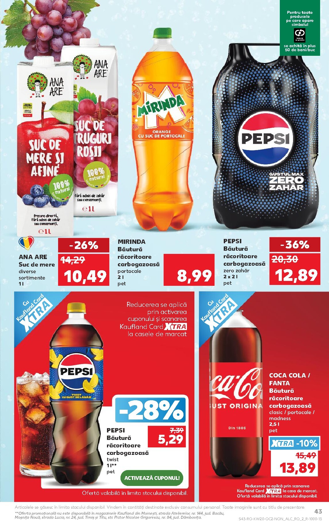 kaufland - Kaufland pliante pentru săptămâna viitoare de la miercuri 13.05.2026 până la marți 19.05.2026 - page: 43