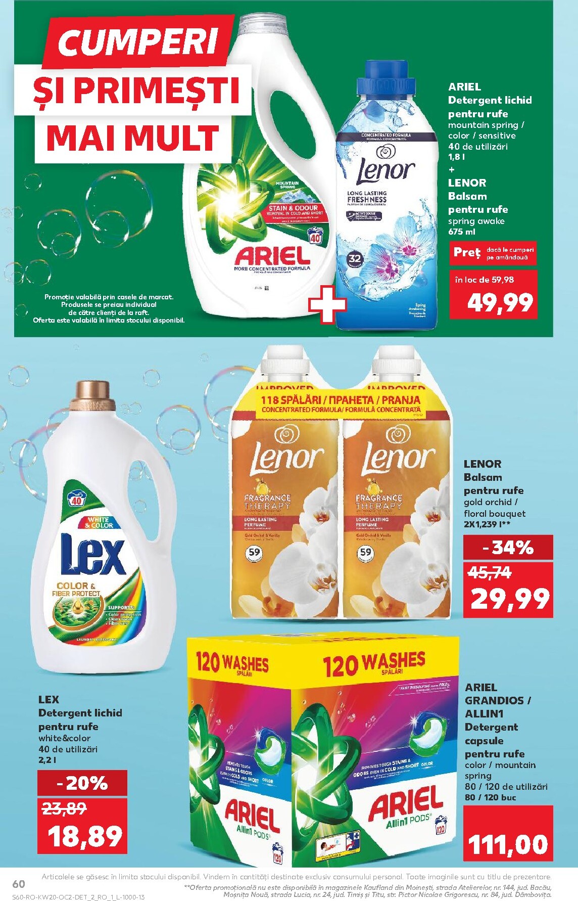 kaufland - Kaufland pliante pentru săptămâna viitoare de la miercuri 13.05.2026 până la marți 19.05.2026 - page: 60