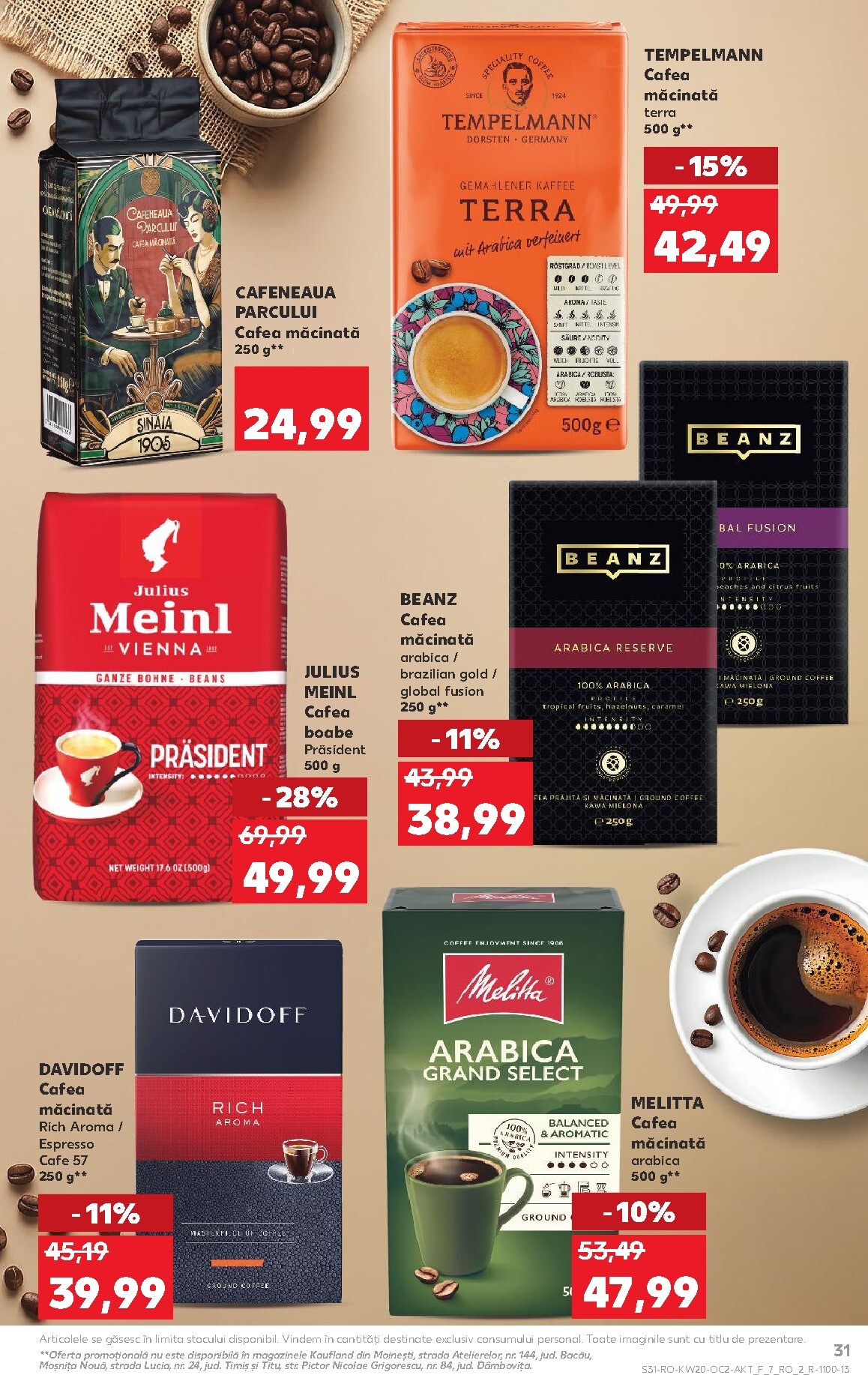 kaufland - Kaufland pliante pentru săptămâna viitoare de la miercuri 13.05.2026 până la marți 19.05.2026 - page: 31