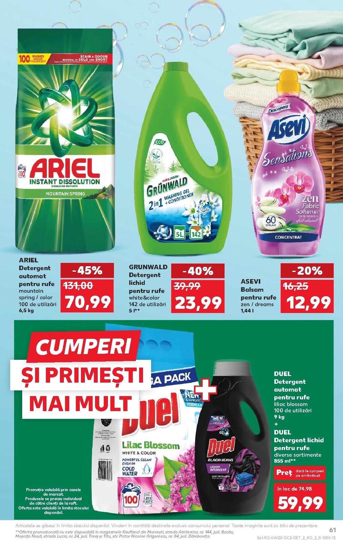 kaufland - Kaufland pliante pentru săptămâna viitoare de la miercuri 13.05.2026 până la marți 19.05.2026 - page: 61