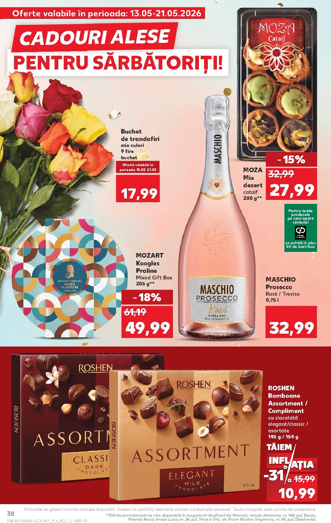 kaufland - Kaufland pliante pentru săptămâna viitoare de la miercuri 13.05.2026 până la marți 19.05.2026 - page: 38