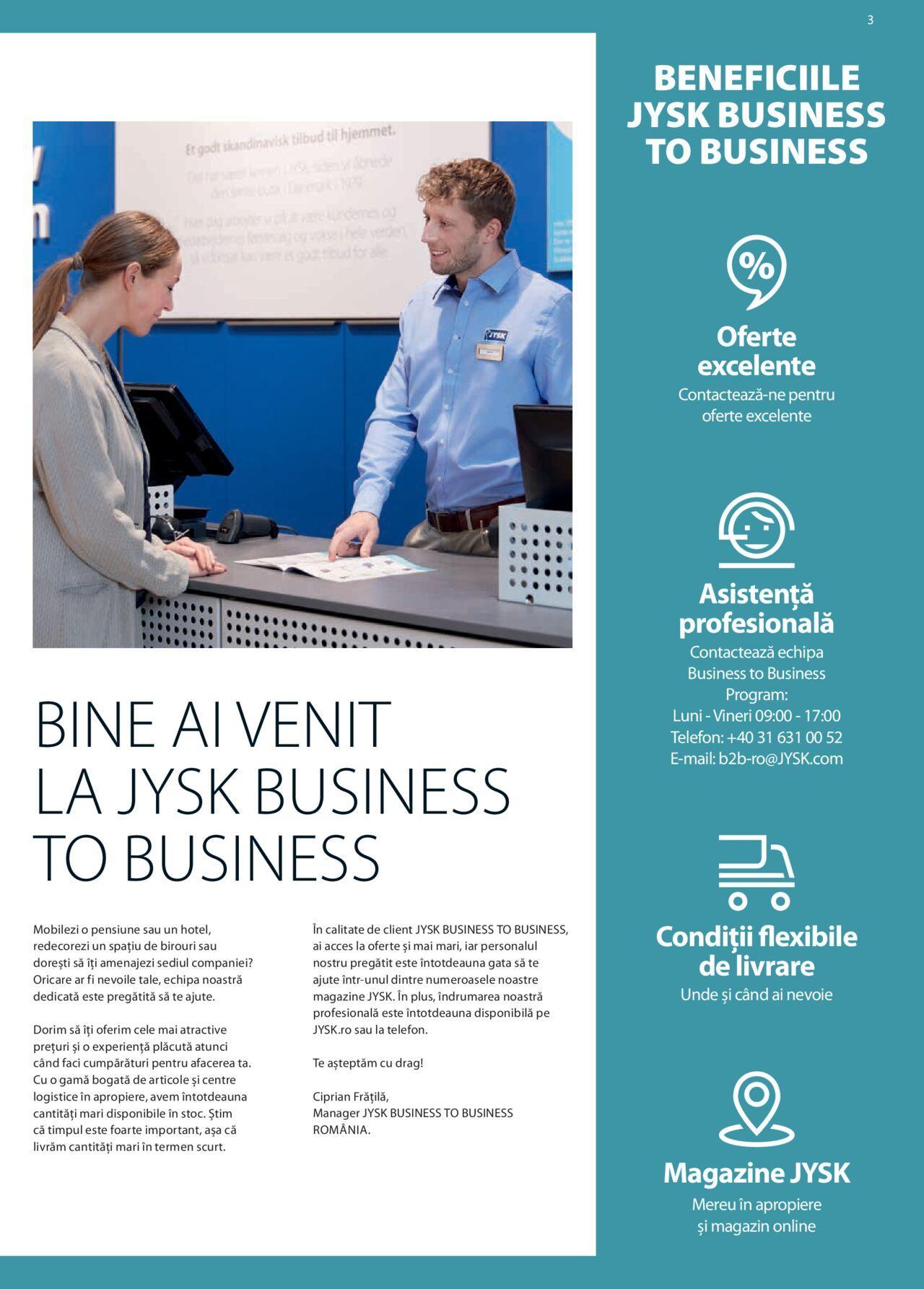 jysk - JYSK catalog - Business to Business de joi 29.02.2024 - page: 3