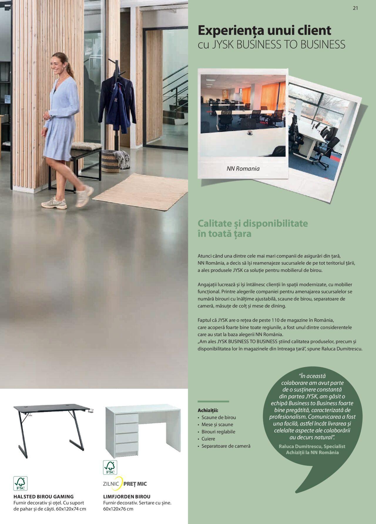 jysk - JYSK catalog - Business to Business de joi 29.02.2024 - page: 21