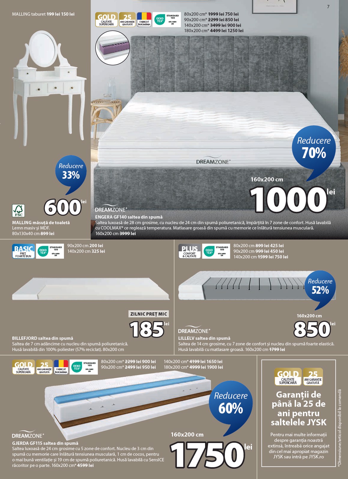 jysk - Catalog JYSK online – oferte valabile din 27.08. - page: 7