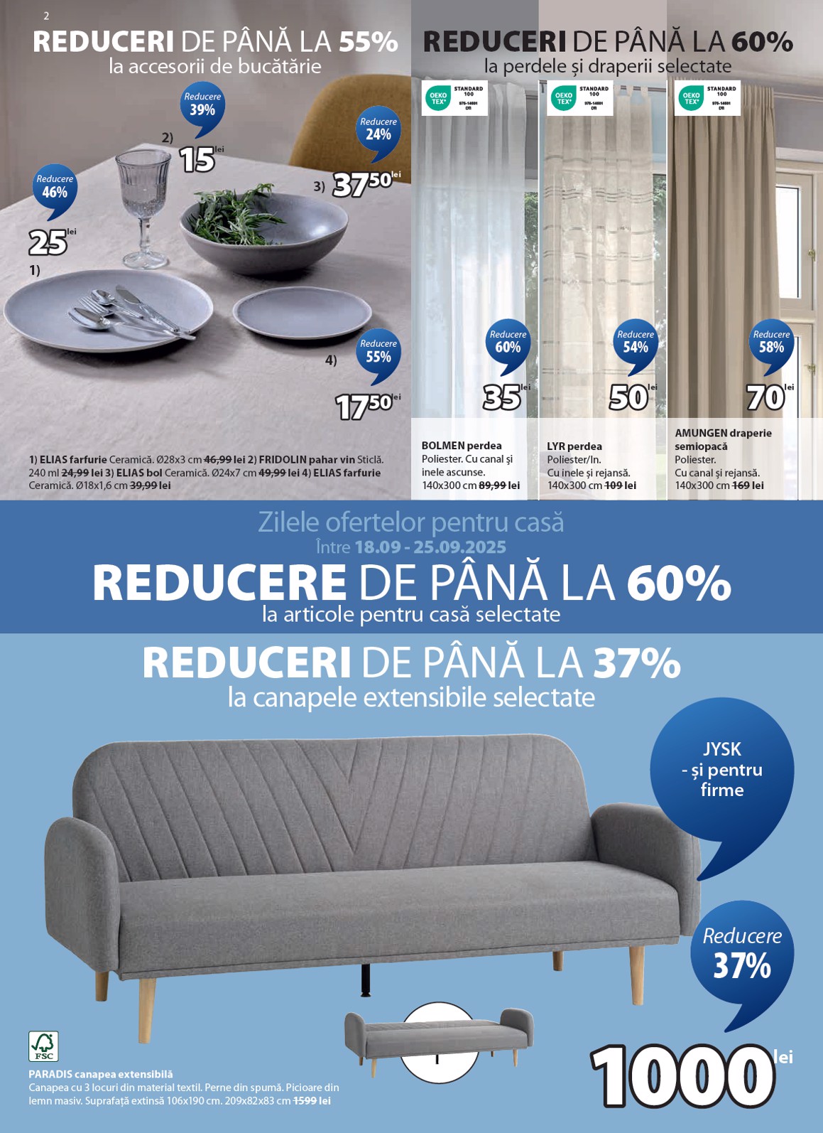 jysk - Catalog JYSK online – oferte valabile din 18.09. - page: 2