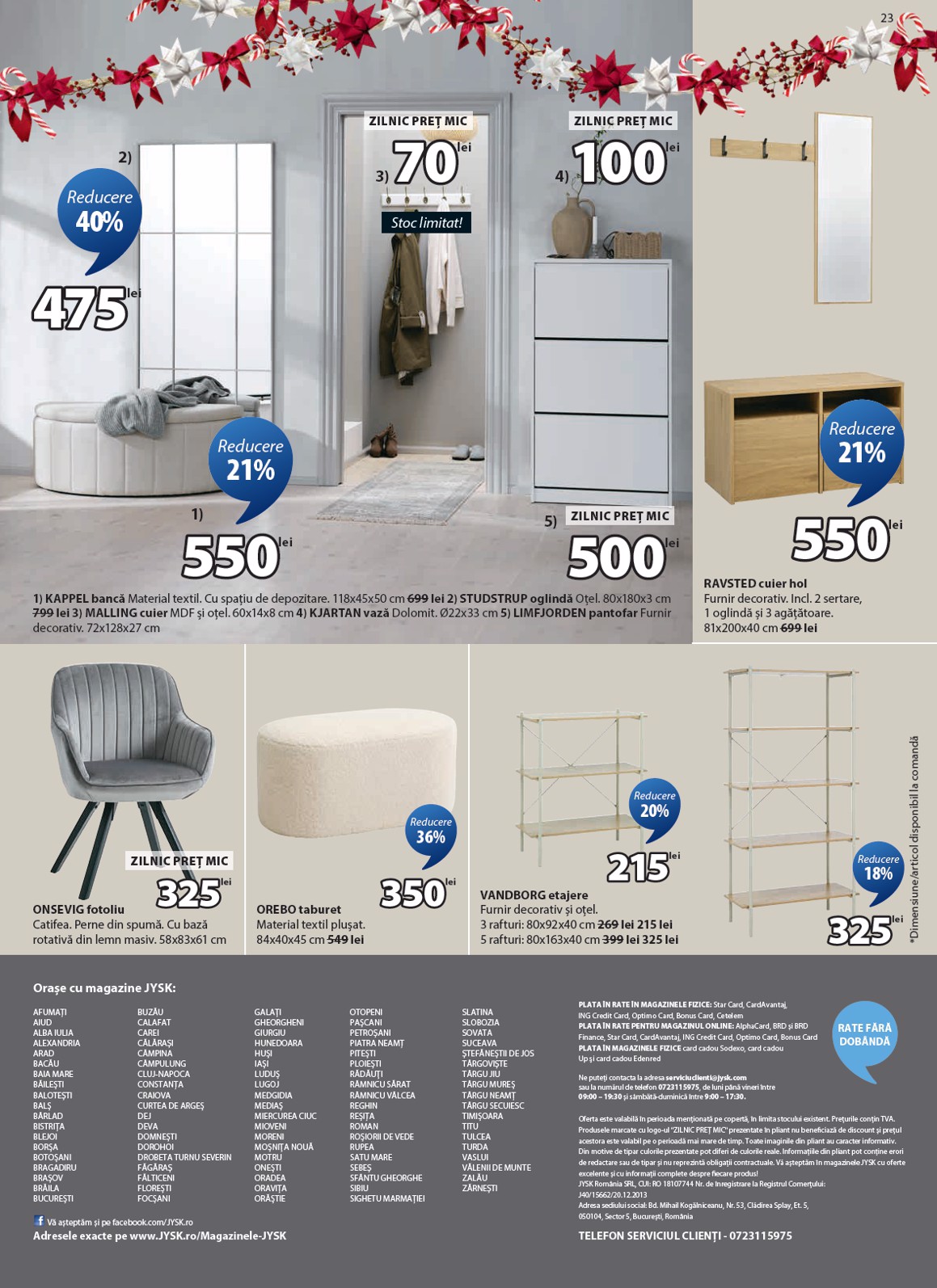 jysk - Catalog JYSK online – oferte valabile din 26.10. - page: 23