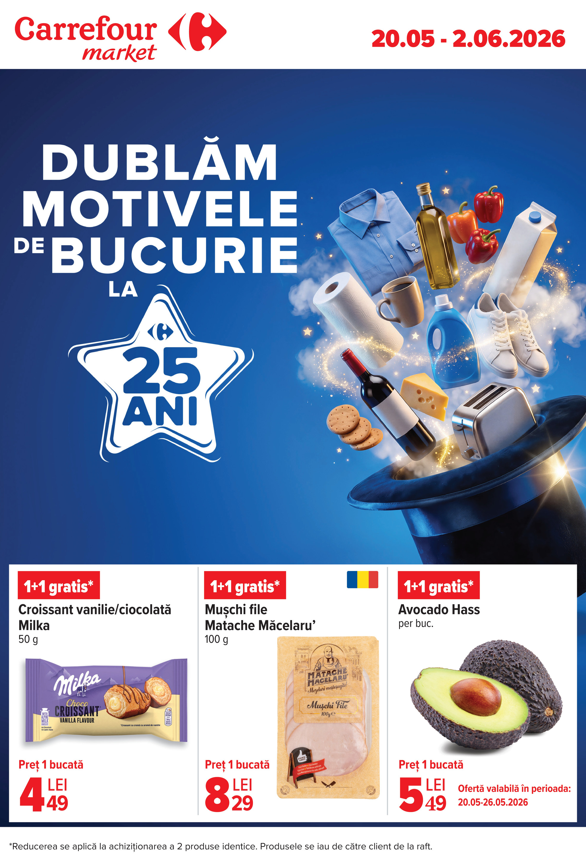 carrefour - Brosura Carrefour Market valabilă de la miercuri 20.05.2026 până la marți 02.06.2026