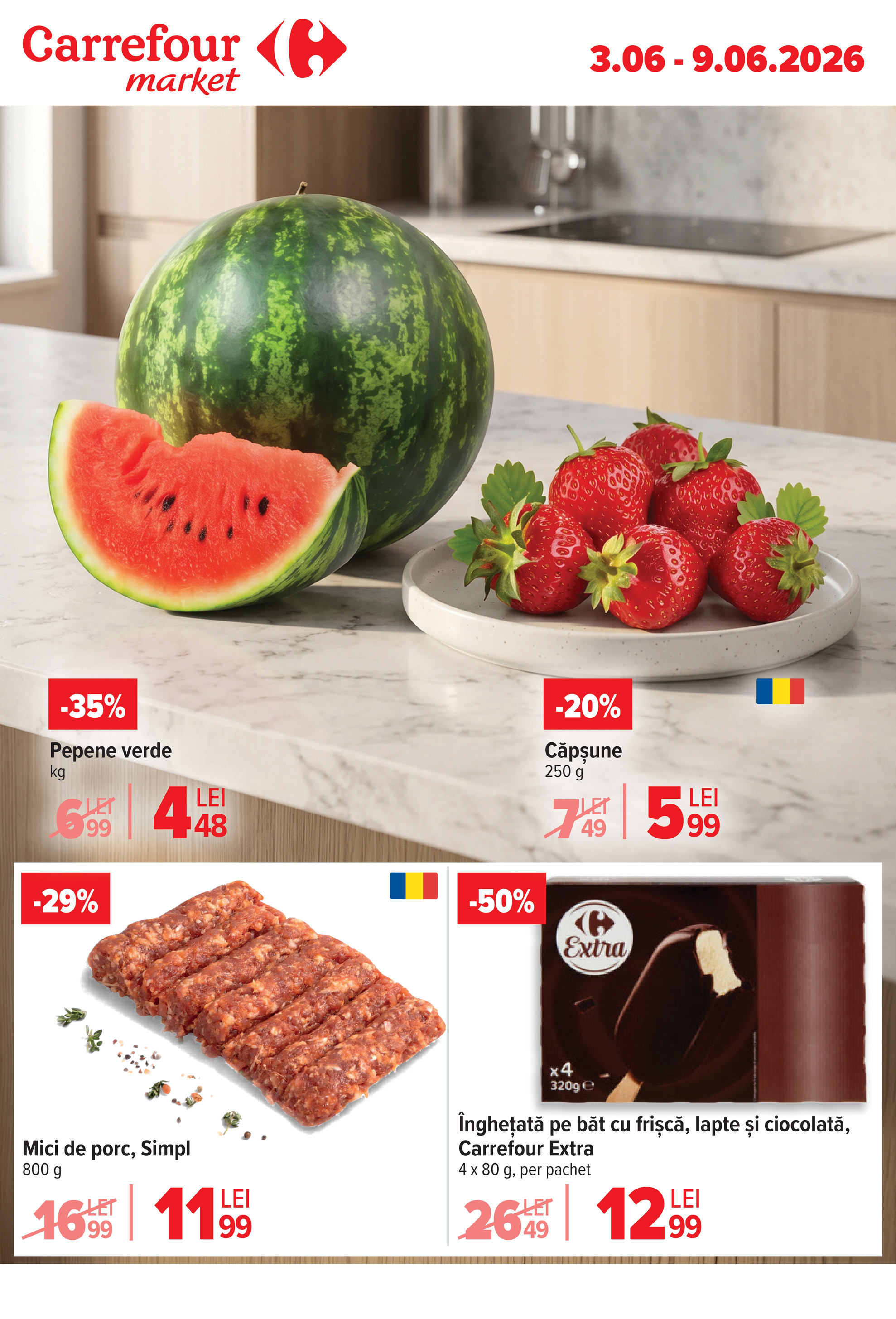 carrefour - Brosura Carrefour Market valabilă de la miercuri 03.06.2026 până la marți 09.06.2026
