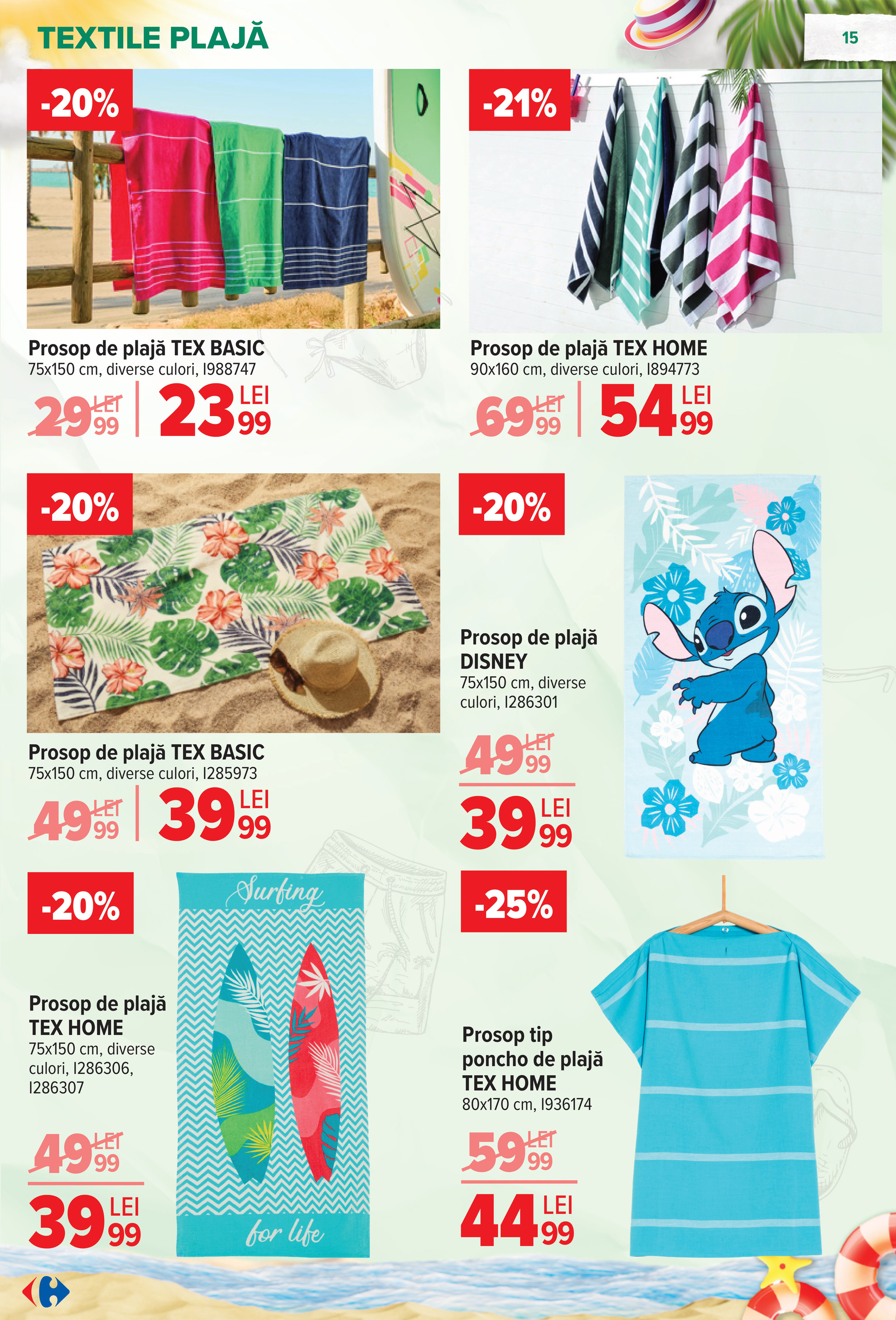carrefour - Brosura Carrefour - 21B. HYPER SP TRAVELLING & BEACH & COSMETICS 16-30.17.2026 valabilă de la miercuri 17.06.2026 până la marți 30.06.2026 - page: 15