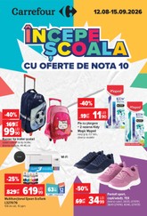 carrefour - Brosura Carrefour - Back to School valabilă de la miercuri 12.08.2026 până la marți 15.09.2026