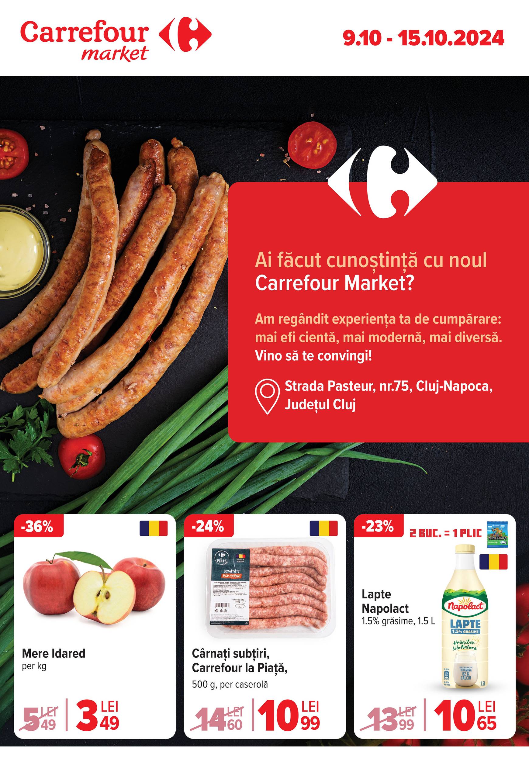 carrefour - Catalog Carrefour Market - Jadetul Cluj valabil din 09.10. - 15.10.