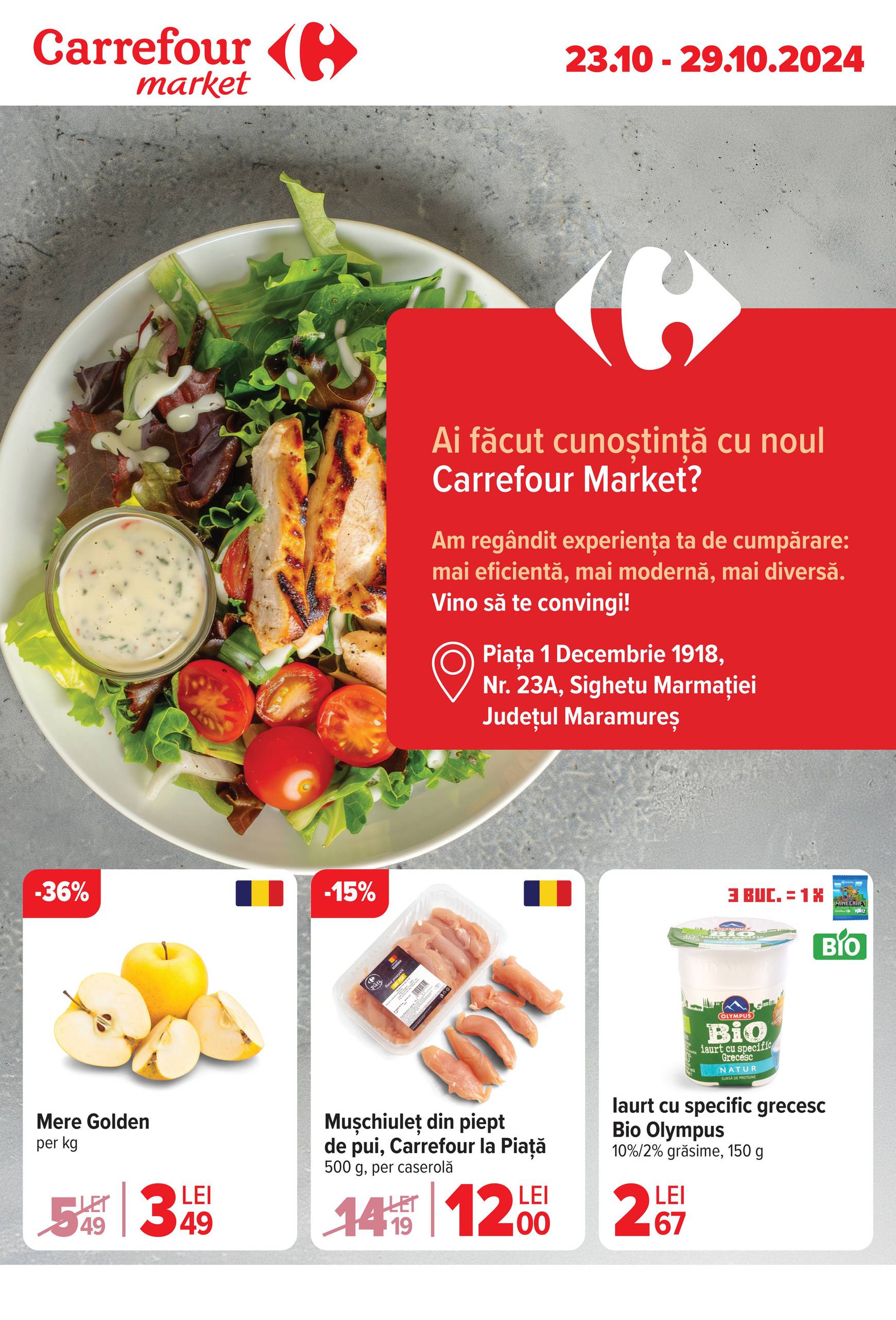 carrefour - Catalog Carrefour Market - Judetul Maramures valabil din 23.10. - 29.10.