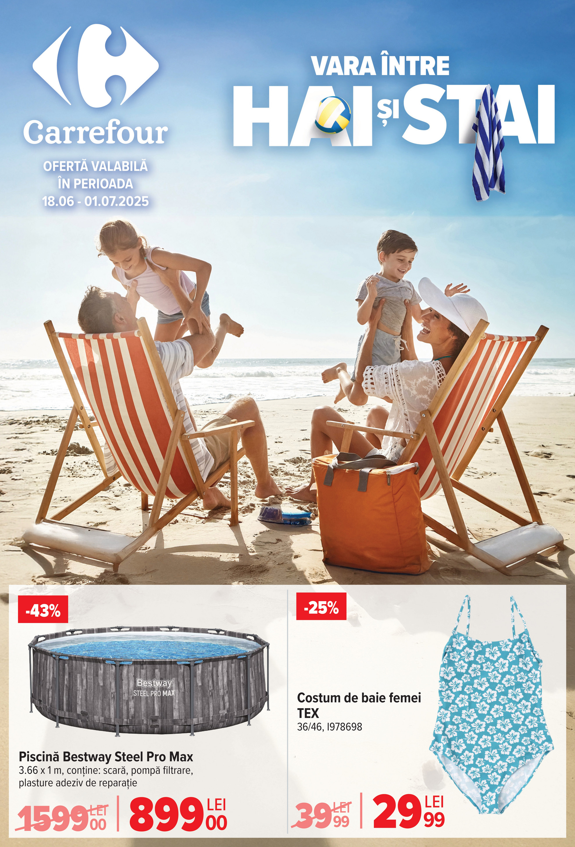 carrefour - Catalog Carrefour - Special plaja! valabil din 18.06. până pe 01.07.