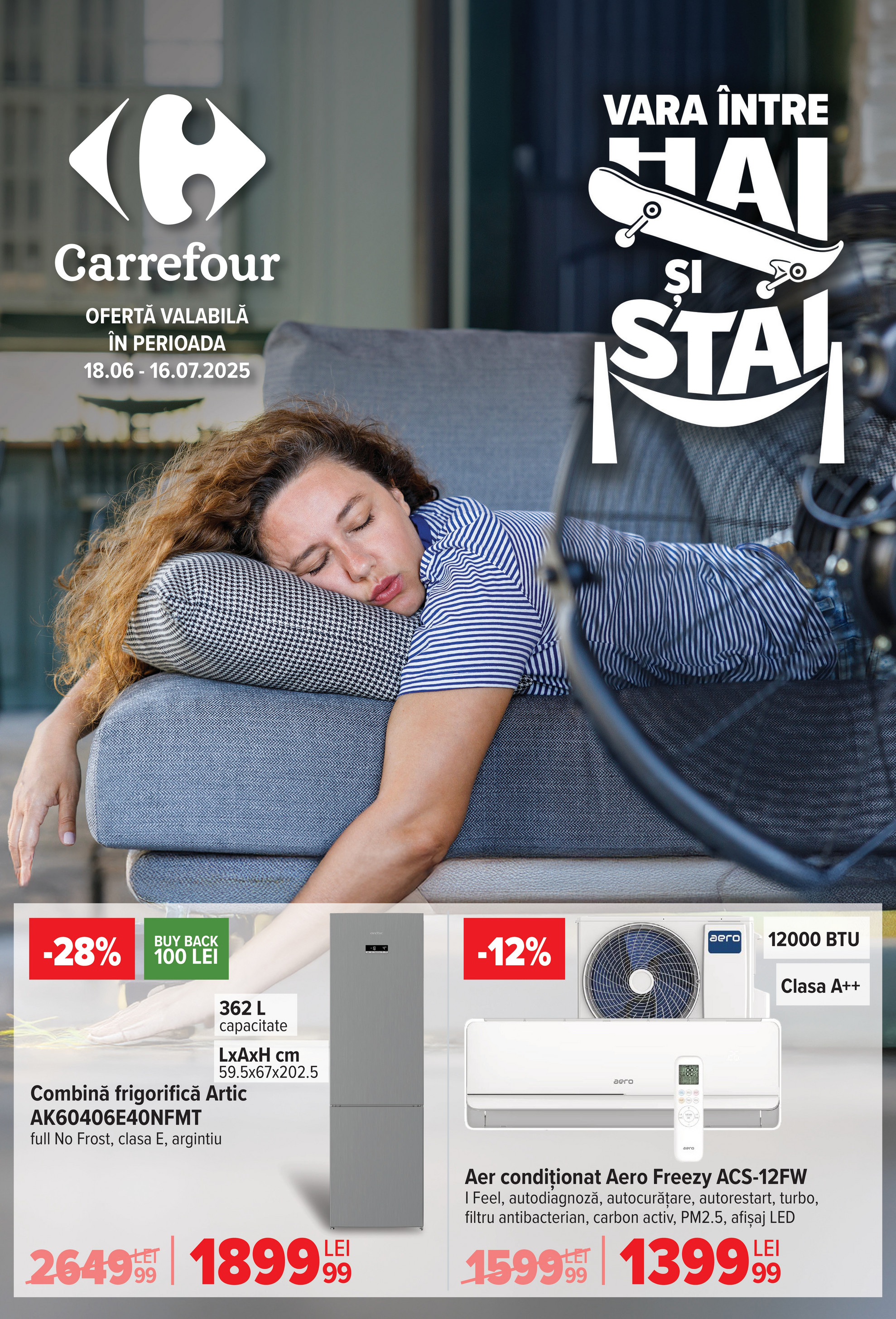 carrefour - Catalog Carrefour - Frigorifice AC si Ventilatoare valabil din 18.06. până pe 16.07.