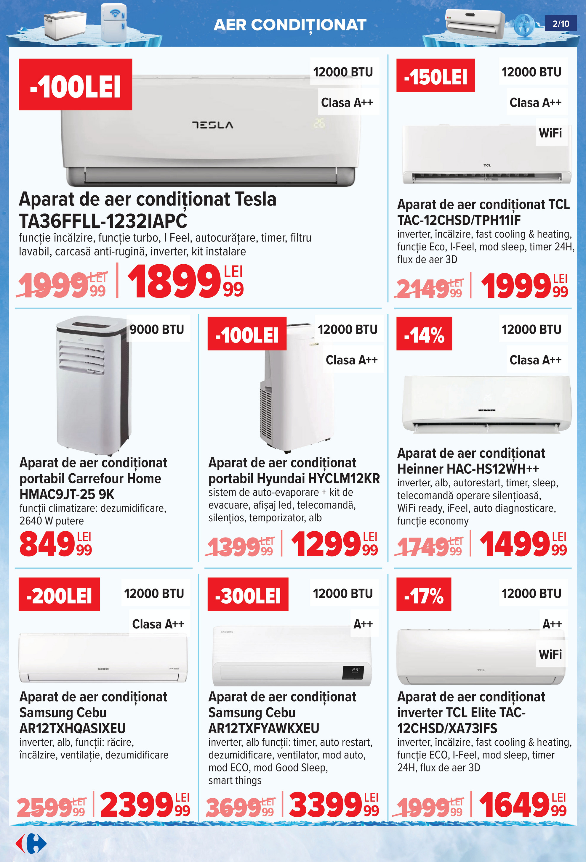 carrefour - Catalog Carrefour - Frigorifice AC si Ventilatoare valabil din 18.06. până pe 16.07. - page: 2