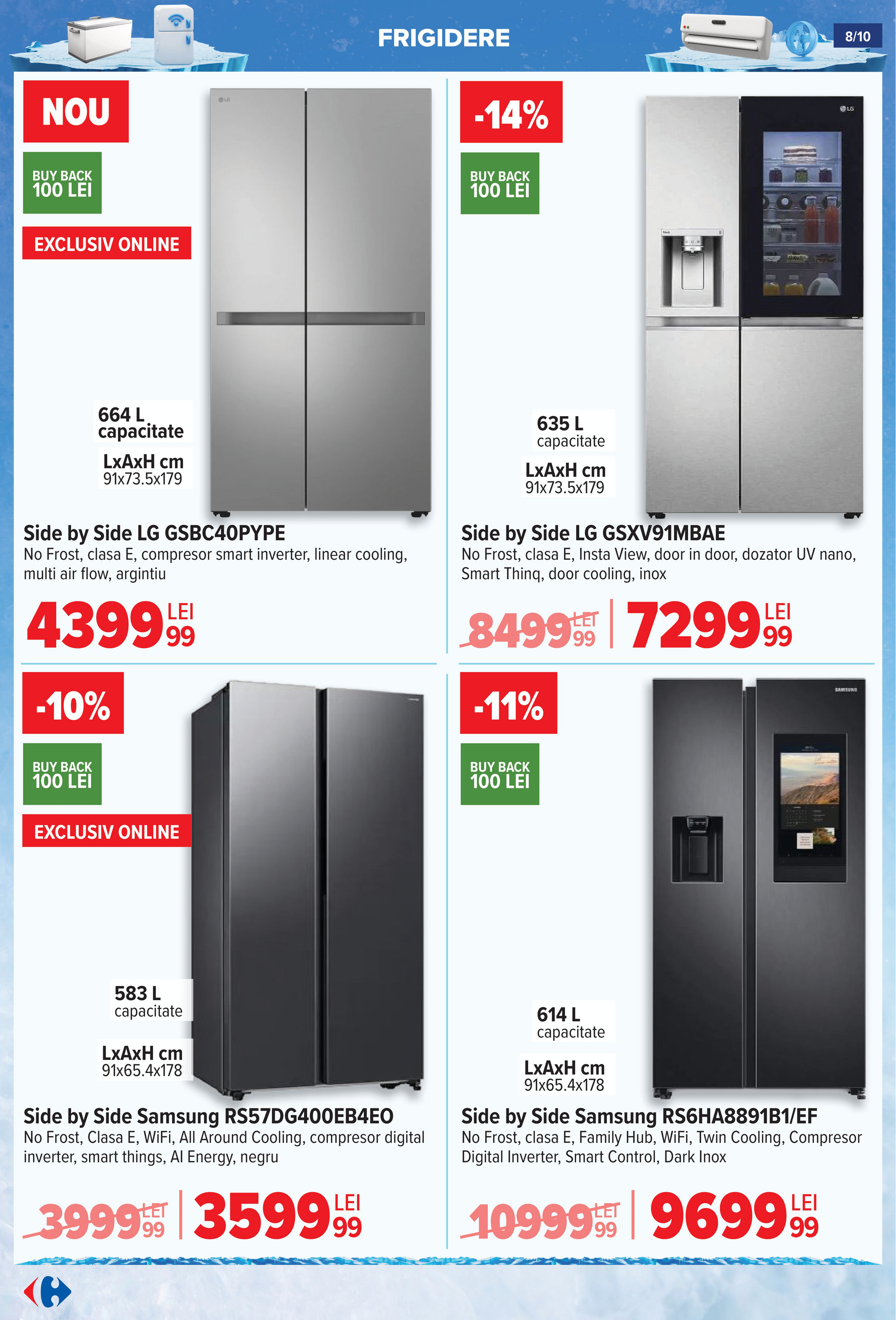carrefour - Catalog Carrefour - Frigorifice AC si Ventilatoare valabil din 18.06. până pe 16.07. - page: 8