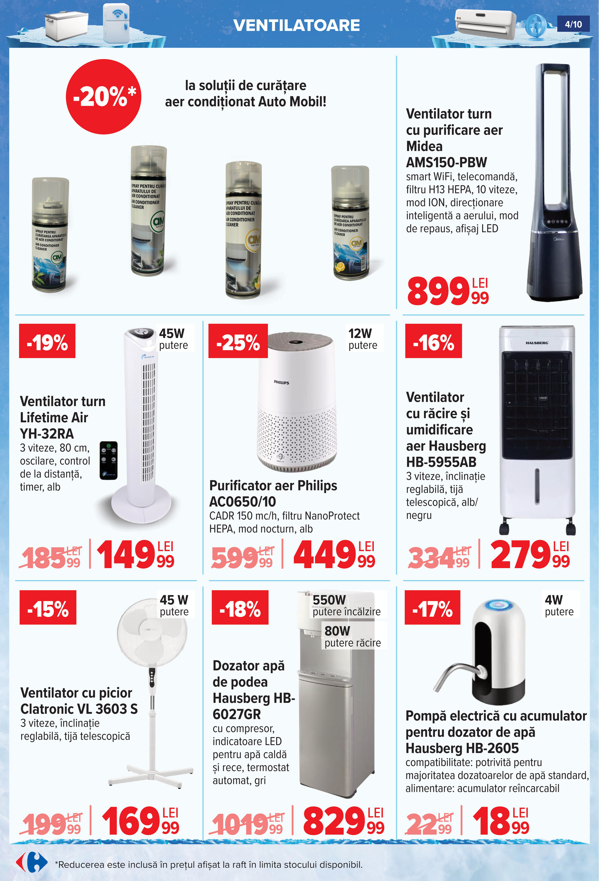 carrefour - Catalog Carrefour - Frigorifice AC si Ventilatoare valabil din 18.06. până pe 16.07. - page: 4