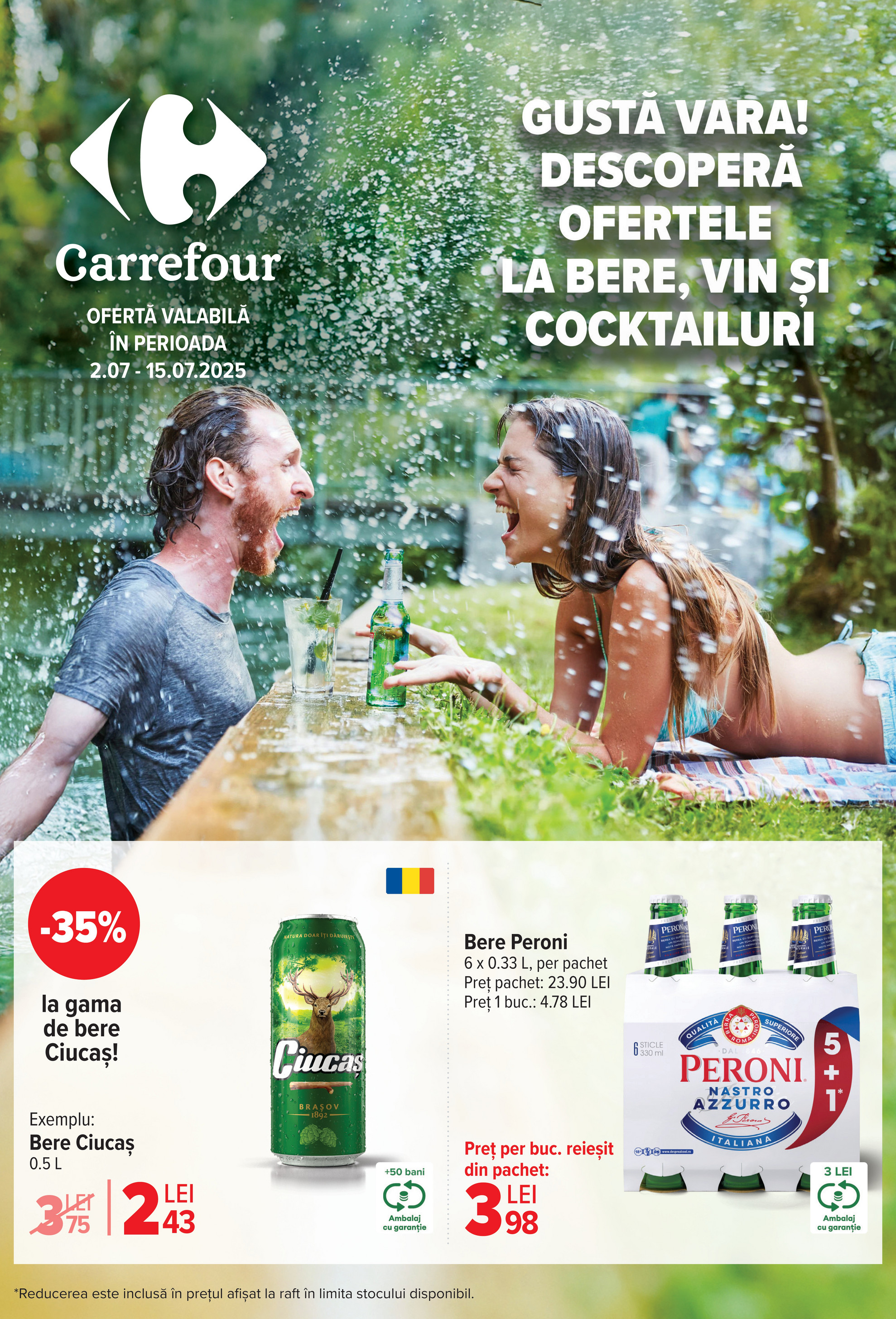carrefour - Catalog Carrefour - Beer & Cocktails & Summer Wines valabil din 02.07. până pe 15.07.