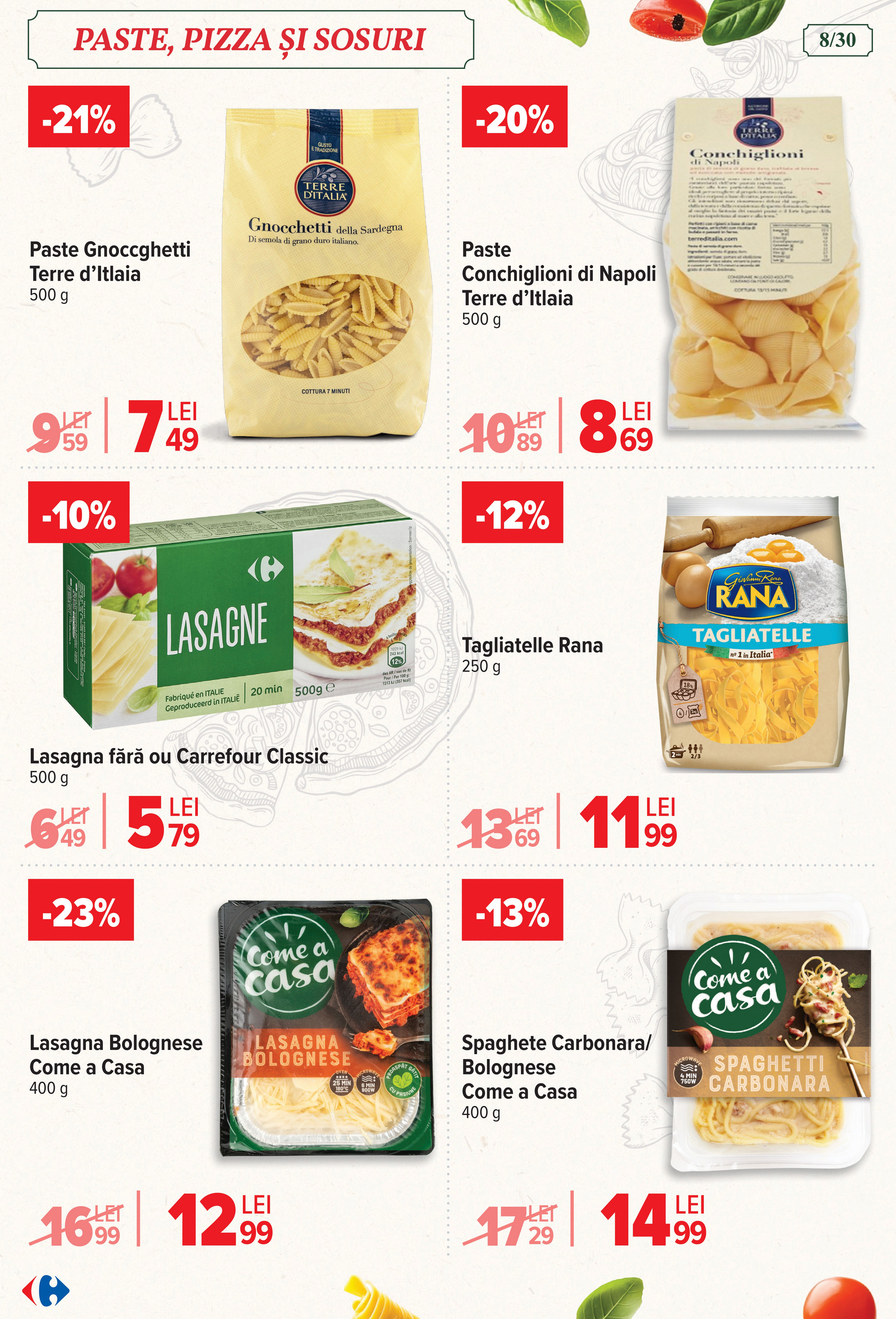 carrefour - Catalog Carrefour - Italian weeks valabil din 06.08. până pe 19.08. - page: 8