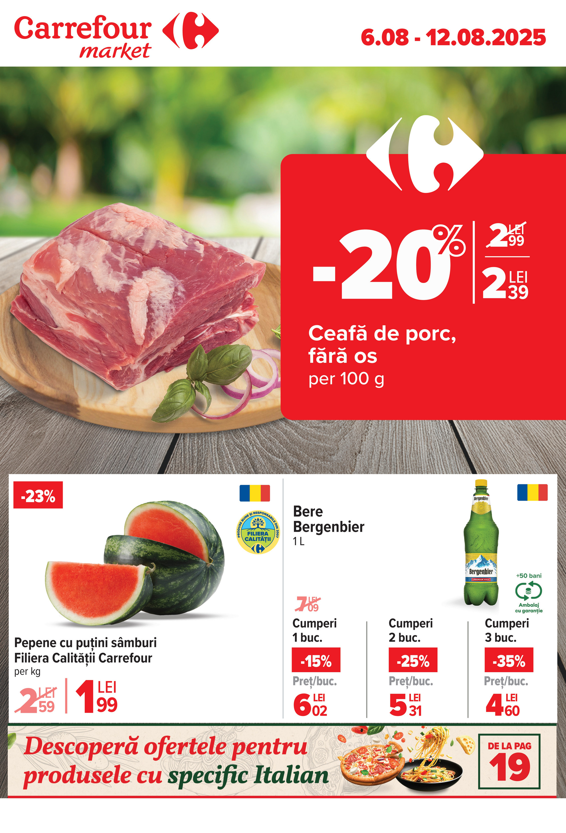 carrefour - Catalog Carrefour Market valabil din 06.08. până pe 12.08.
