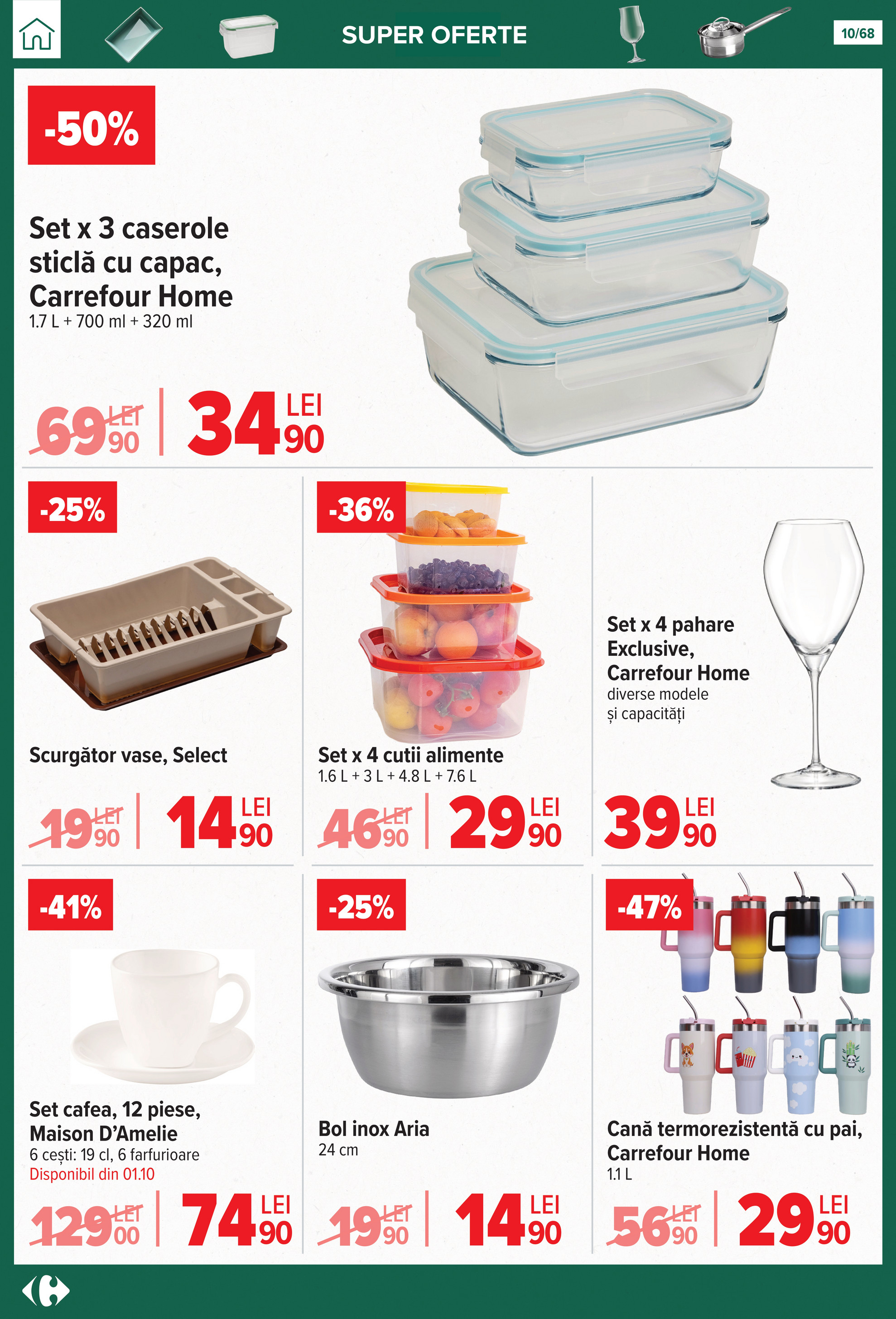 carrefour - Catalog Carrefour - Maison online – oferte valabile din 24.09. - page: 10