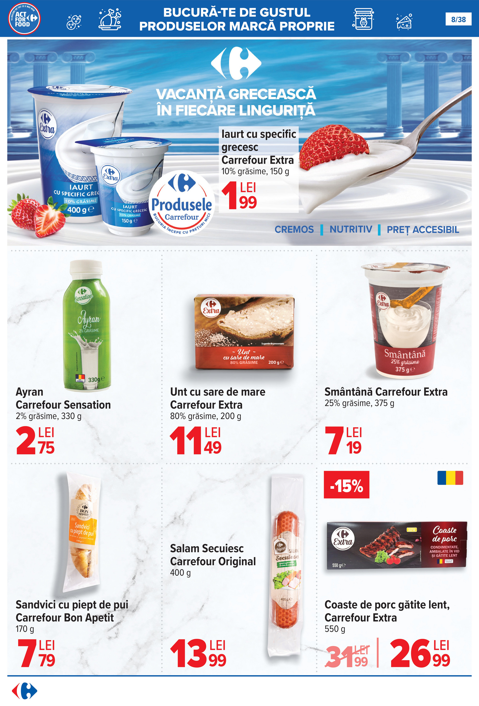 carrefour - Catalog Carrefour - Act for food online – oferte valabile din 29.10. - page: 8