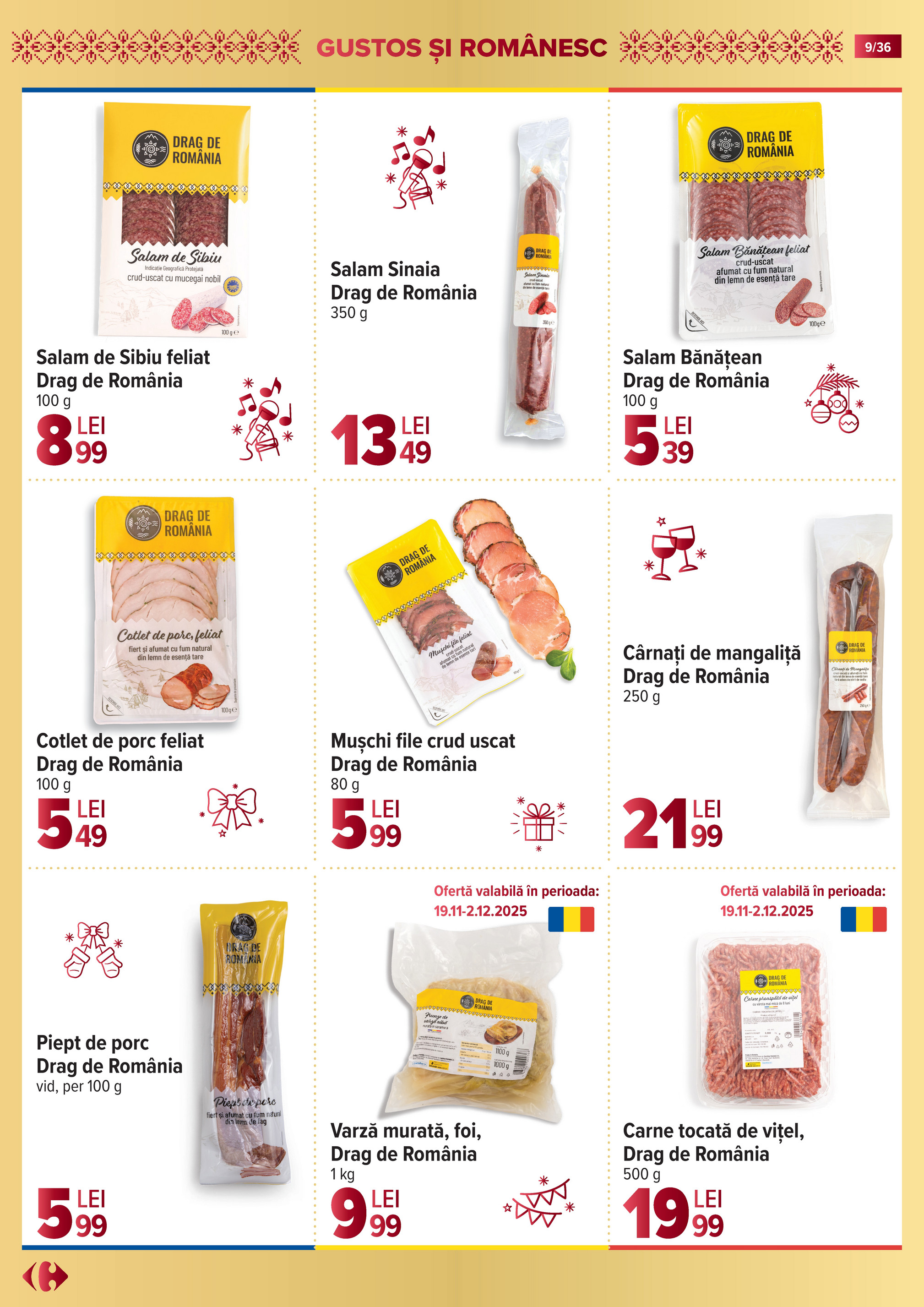carrefour - Catalog Carrefour - Gustul online – oferte valabile din 19.11. - page: 9